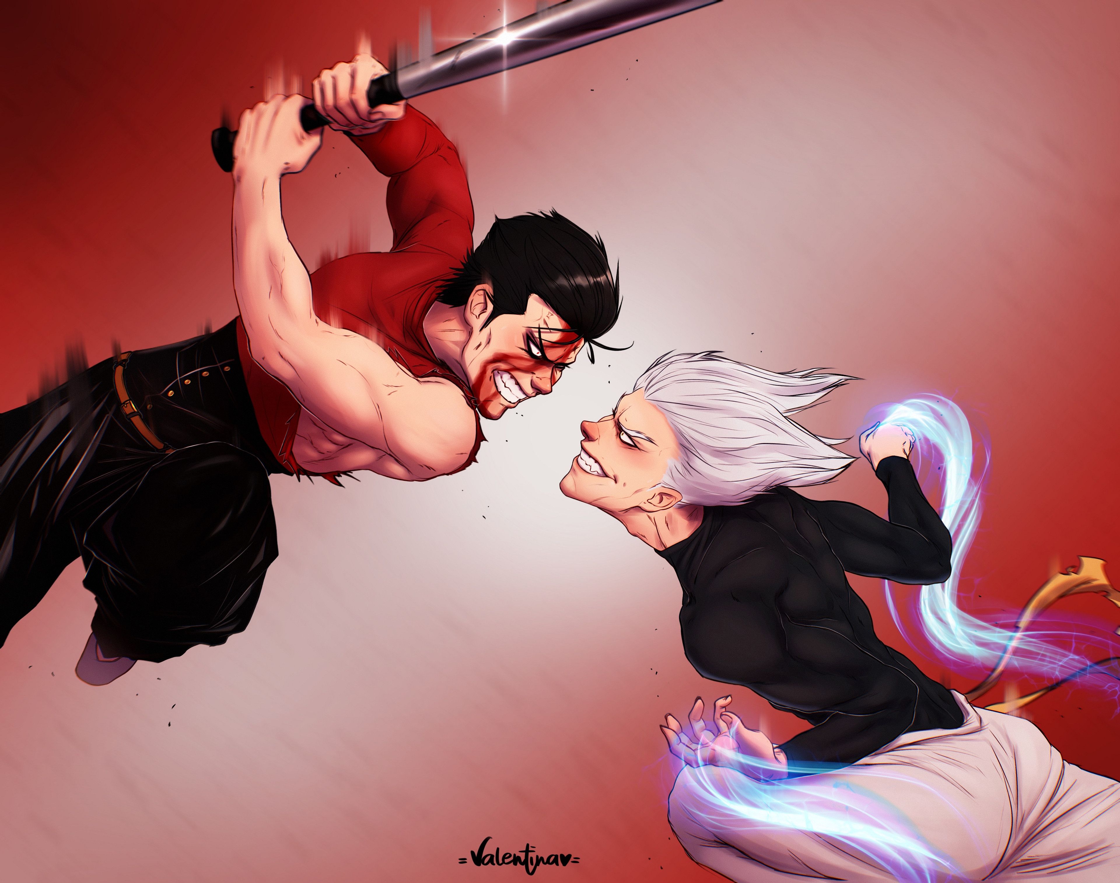 3840x3029 Garou Vs Bad One Punch Man Wallpaper, HD Anime 4K Wallpaper, Image And Background