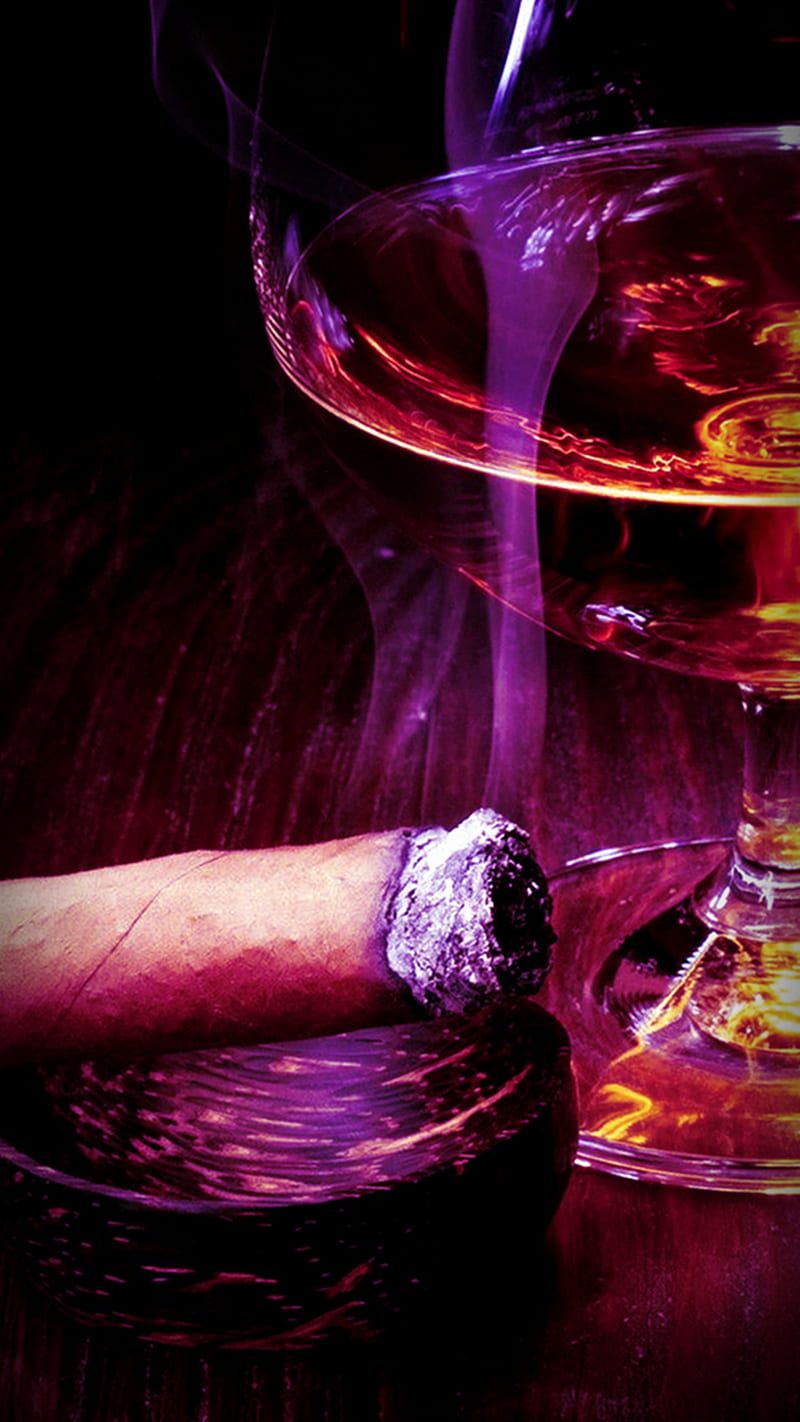 800x1422 Smoking Drink, HD phone wallpaper