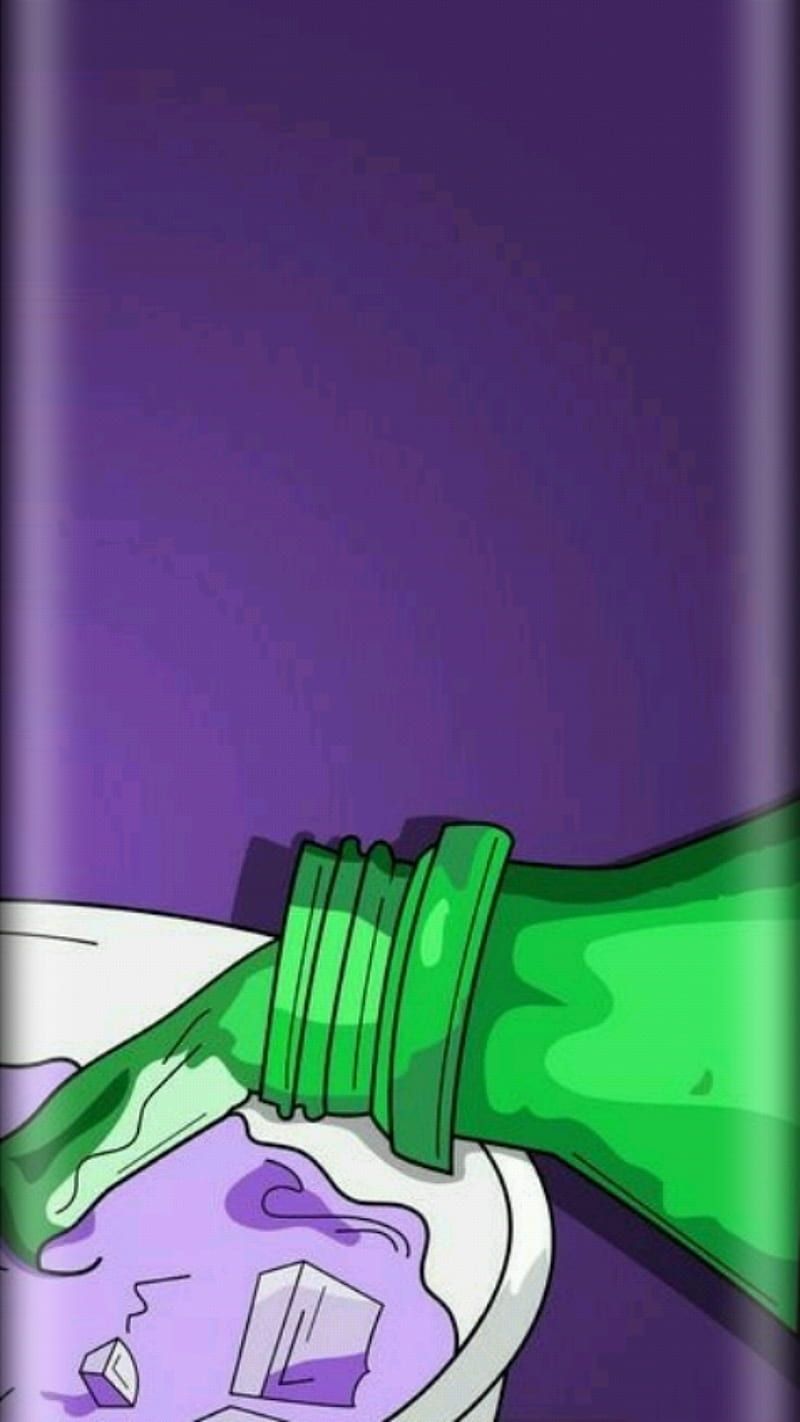800x1422 Purple drink, galaxy, plant, pot