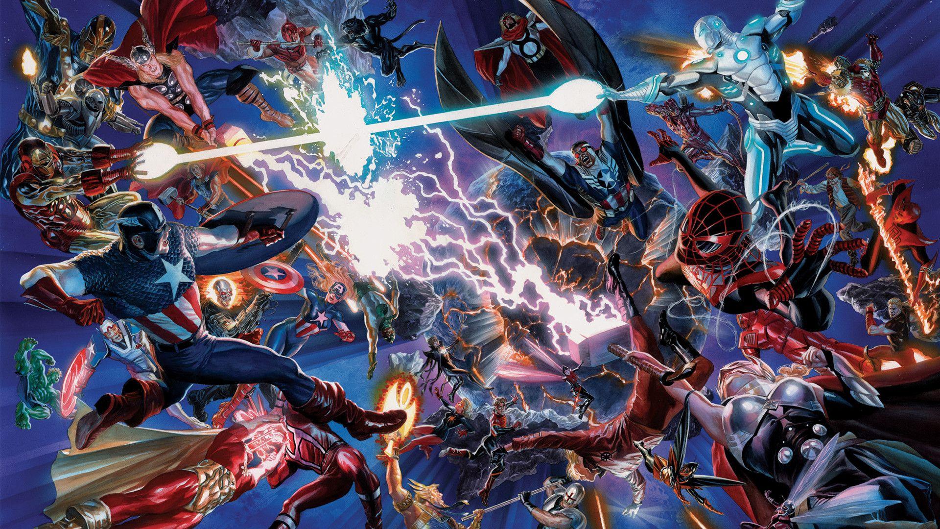 My Free Wallpapers  Comics Wallpaper  Alex Ross  JLA  Alex ross  Justice league superheroes Superhero characters