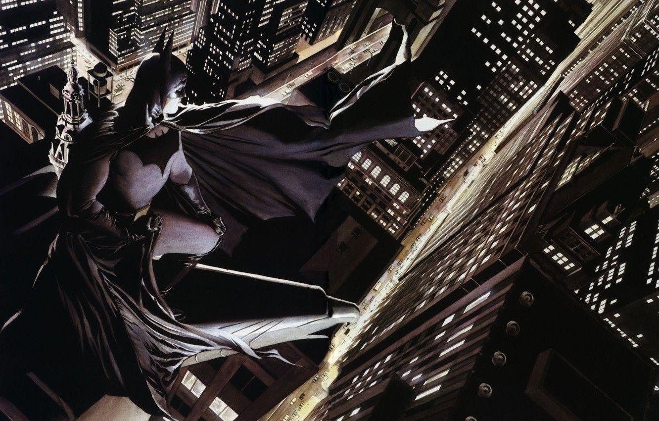 1332x850 Wallpaper Batman, Batman, Gotham, Gotham, Alex Ross image