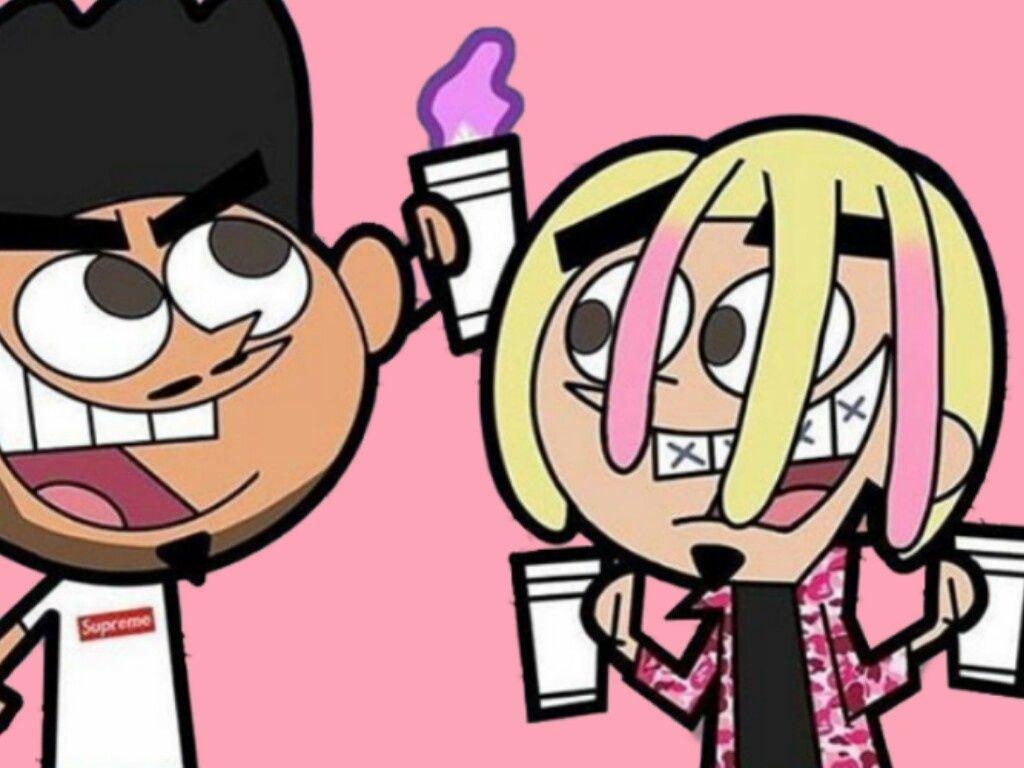 1024x768 Lil Pump Cartoon Wallpaper .