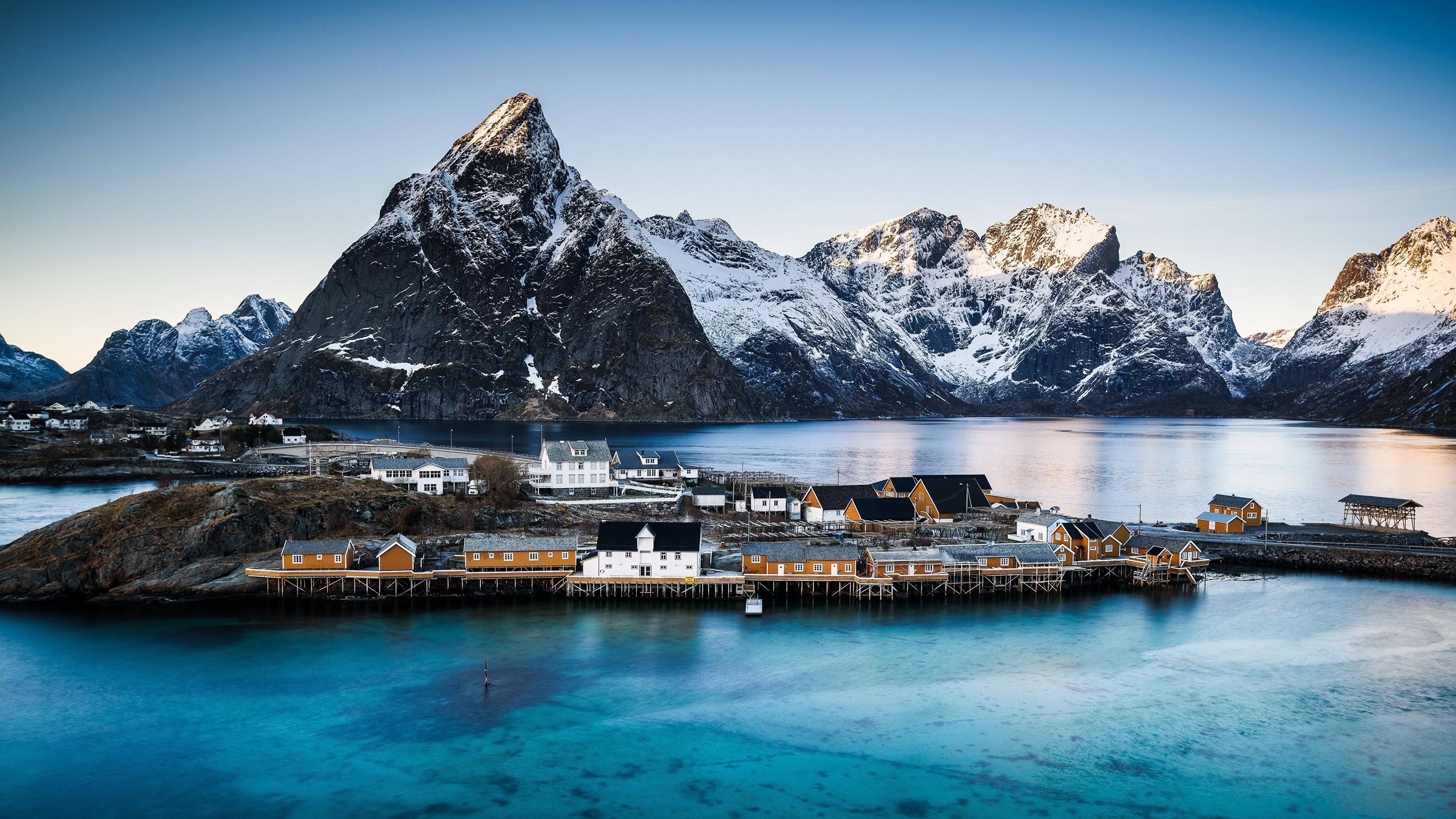 3840x2160 Reine Village In Norway Wallpaper. Wallpaper Studio 10