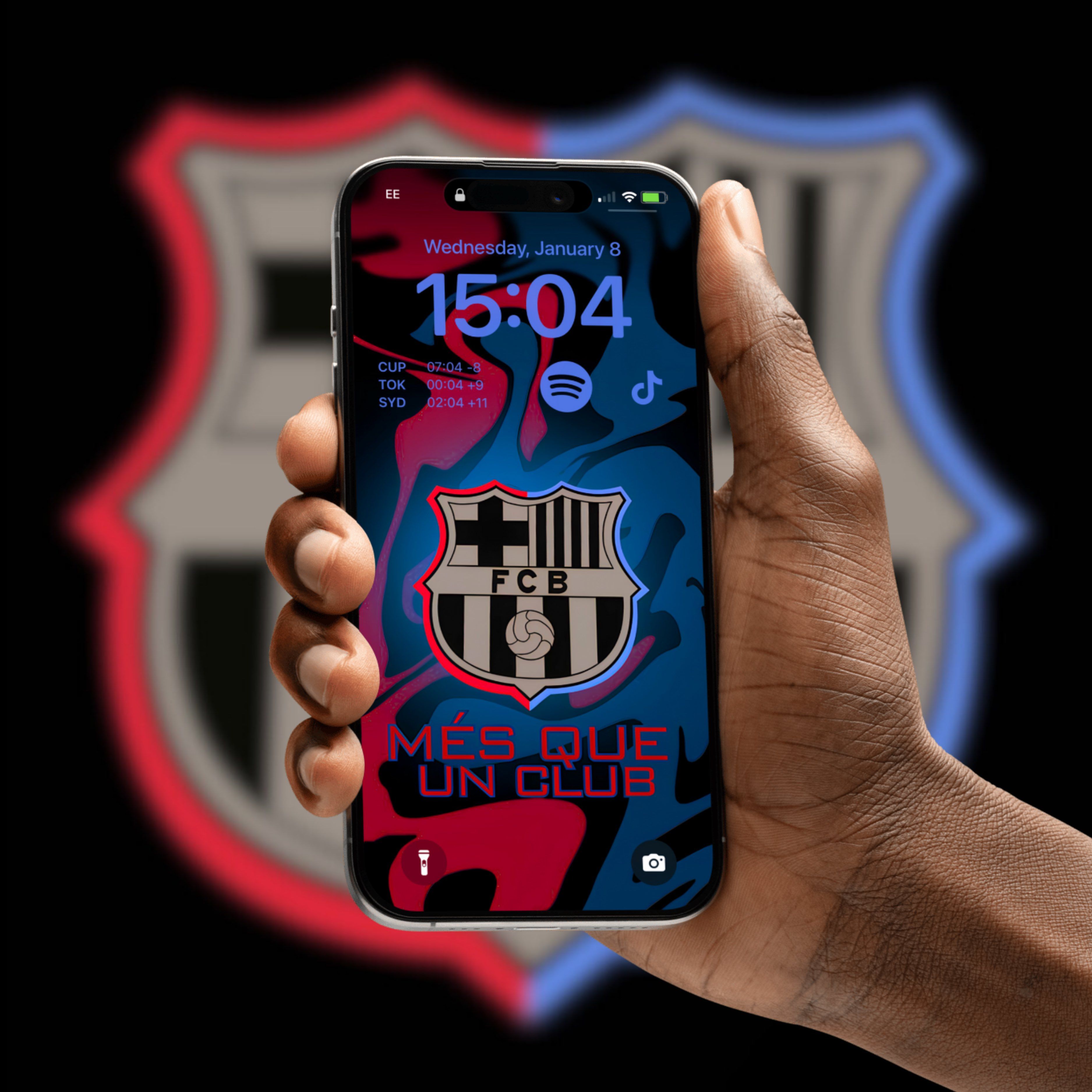3750x3750 New Barcelona Wallpaper in 4K