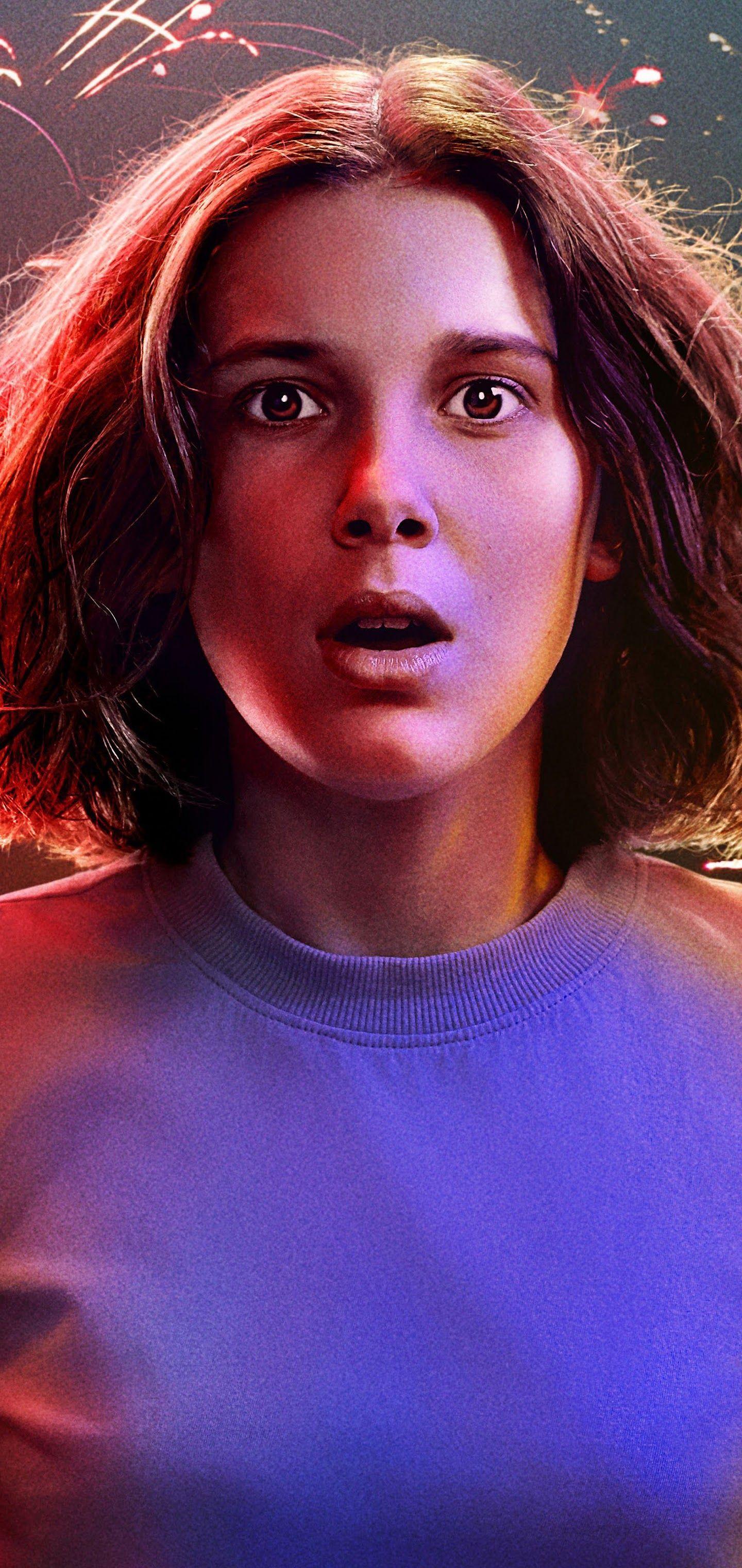 1440x3040 Stranger Things Season 3 Eleven 8K Wallpaper