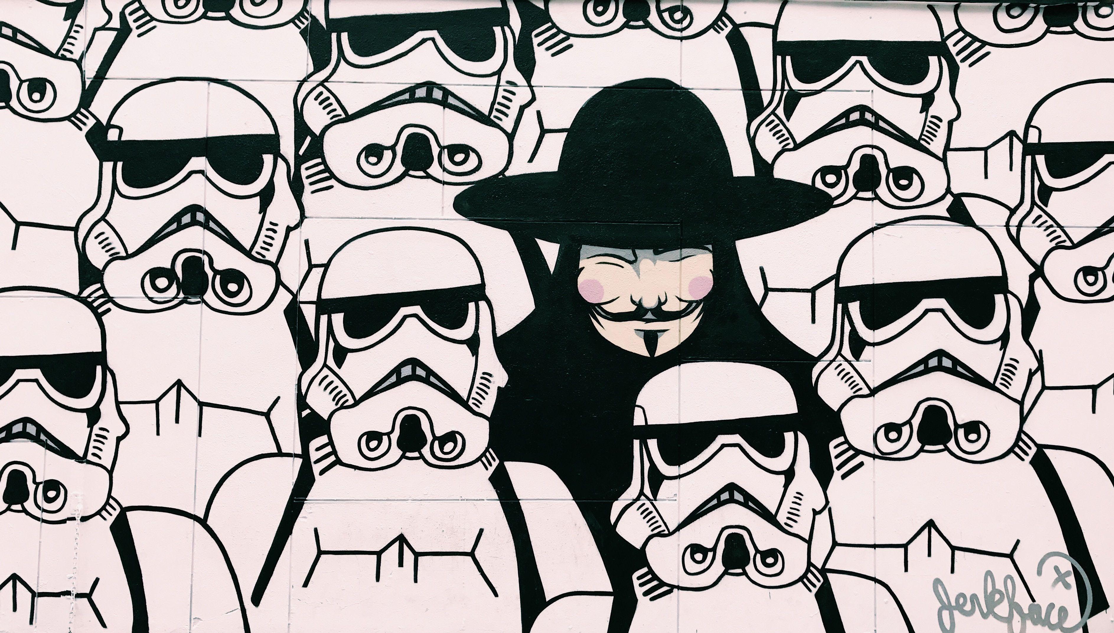 3773x2146 3773x2146 #mural, #vendettum, #wallpaper, #star trooper