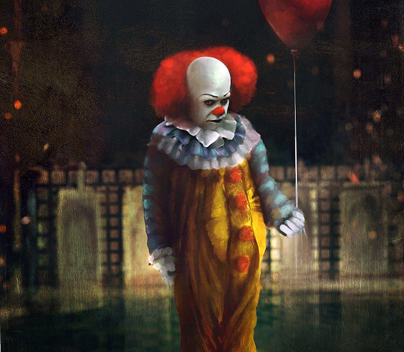 1394x1216 Pennywise The Clown Wallpaper HD Download