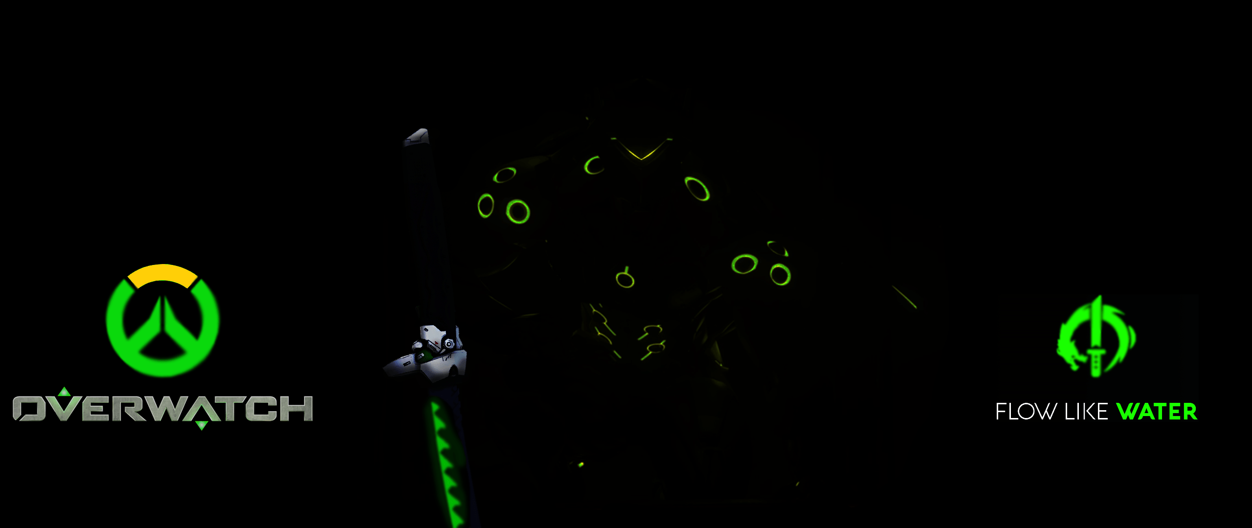 2560x1080 Green Genji