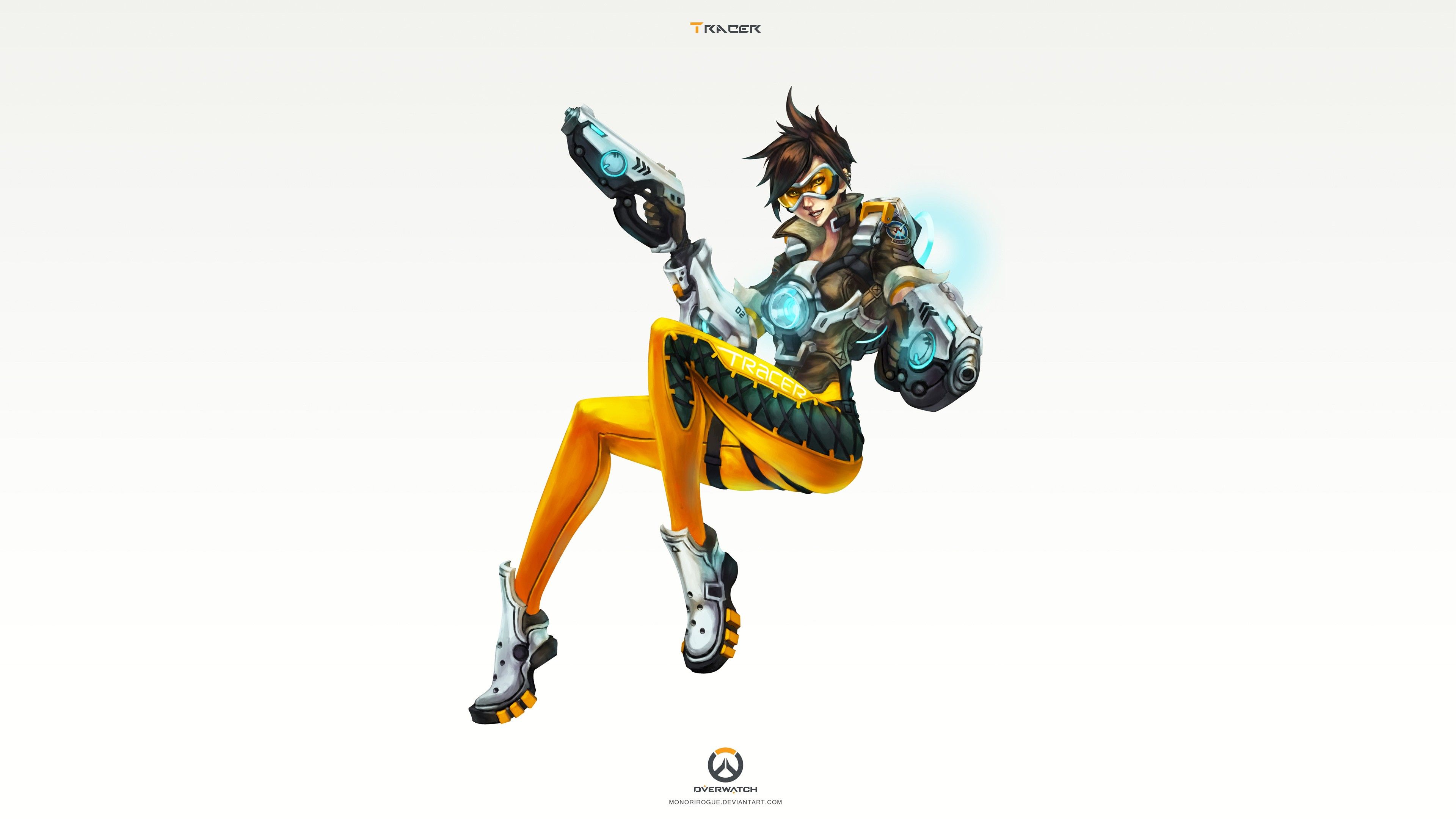 3840x2160 Tracer Overwatch Art 4K Wallpaper. HD