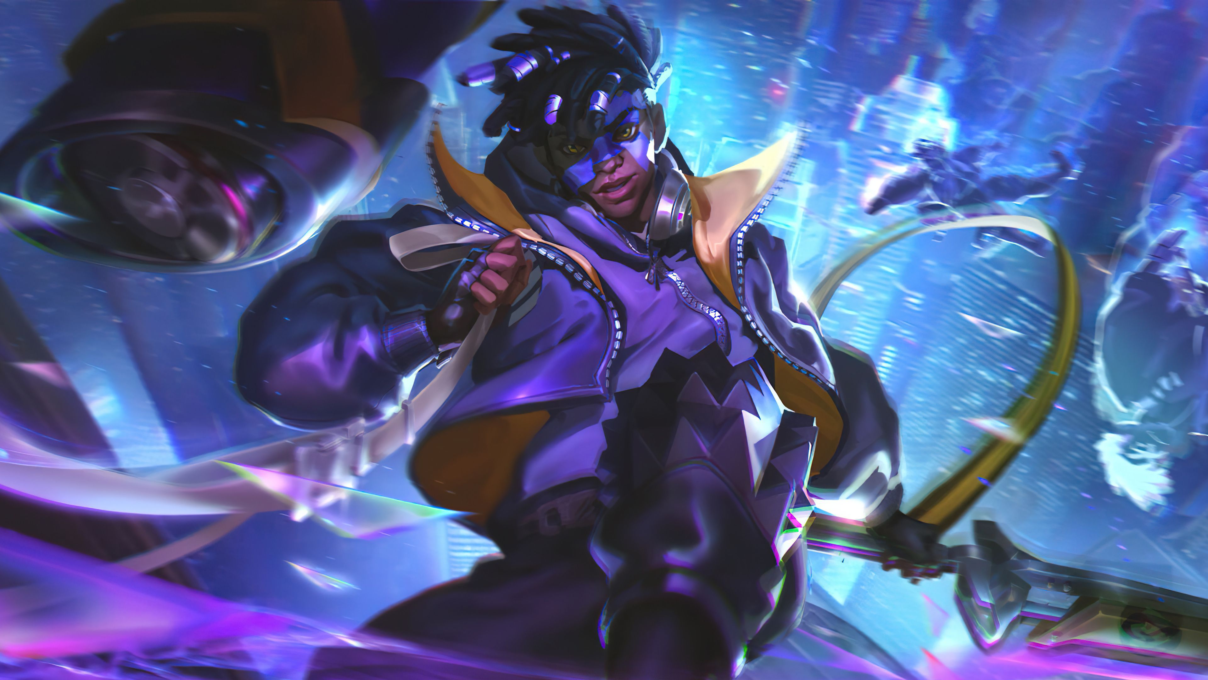 3840x2160 Ekko True Damage LoL Wallpaper 4K HD PC