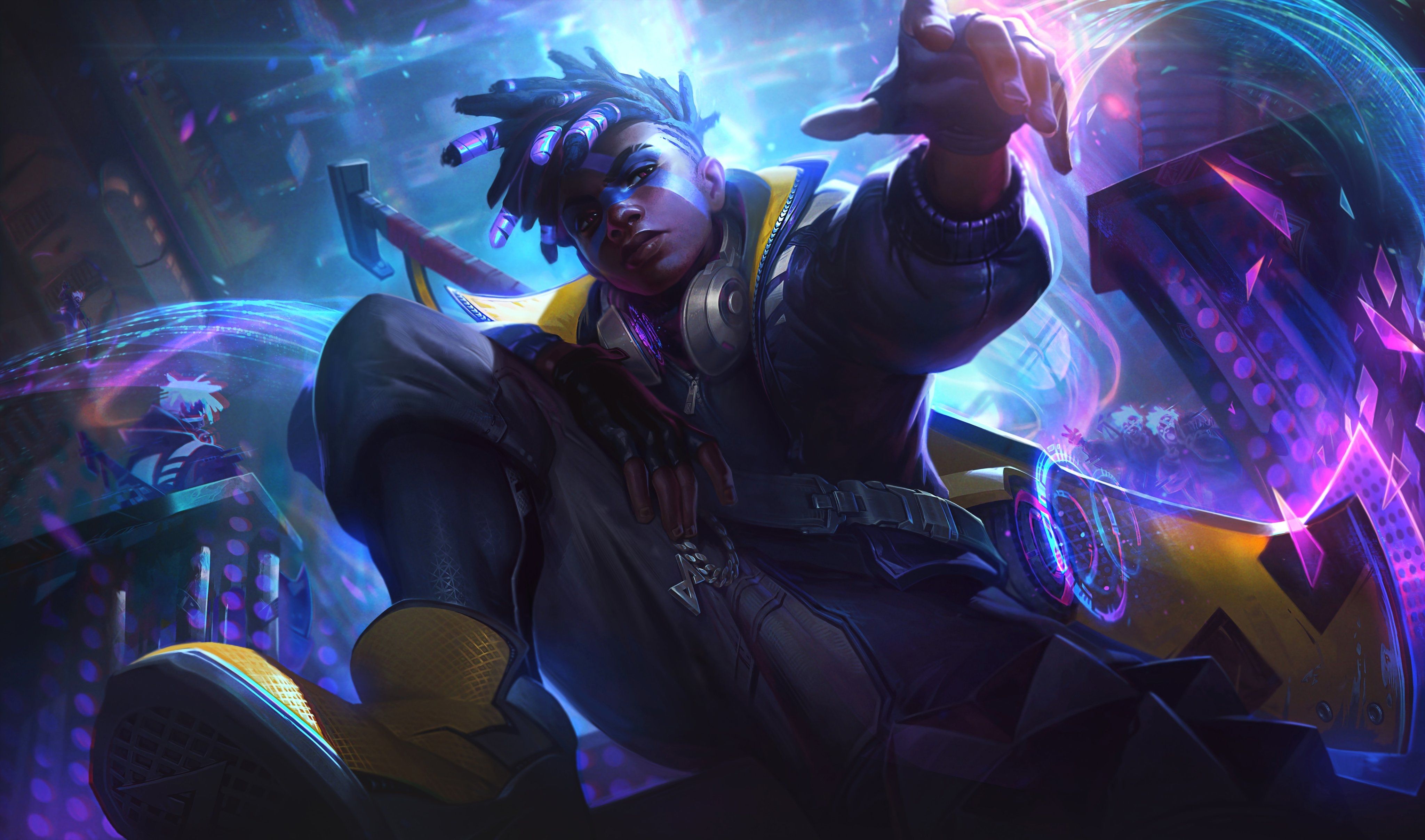 4096x2417 Ekko League of Legends Wallpaper, HD