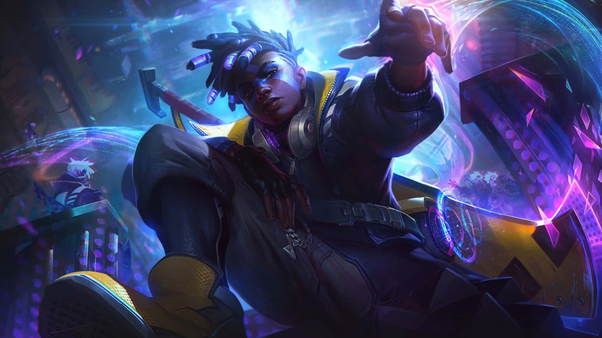 1920x1080 Download True Damage Ekko 2440x1440