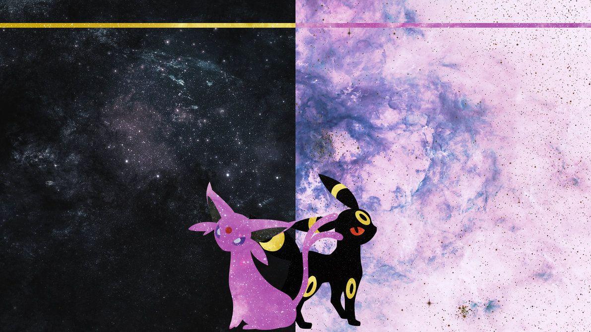 1191x670 Espeon and Umbreon Desktop