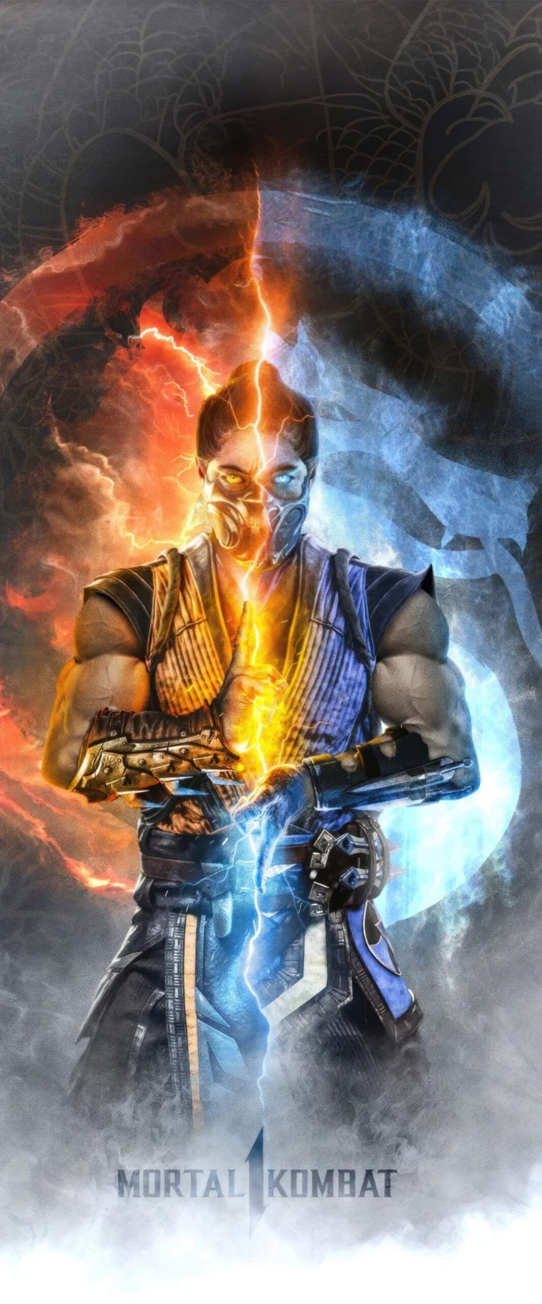 1065x2560 Mortal Kombat 1 iPhone Wallpaper 4k