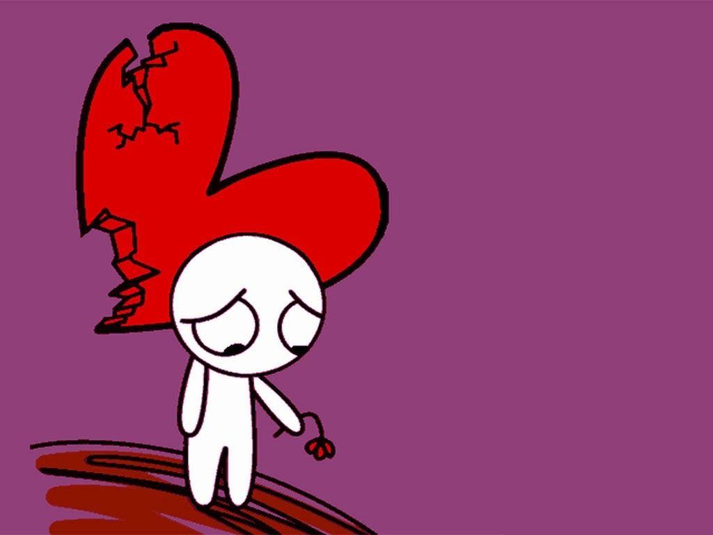 Broken Heart Cartoon Wallpapers - Top Free Broken Heart Cartoon Backgrounds  - WallpaperAccess