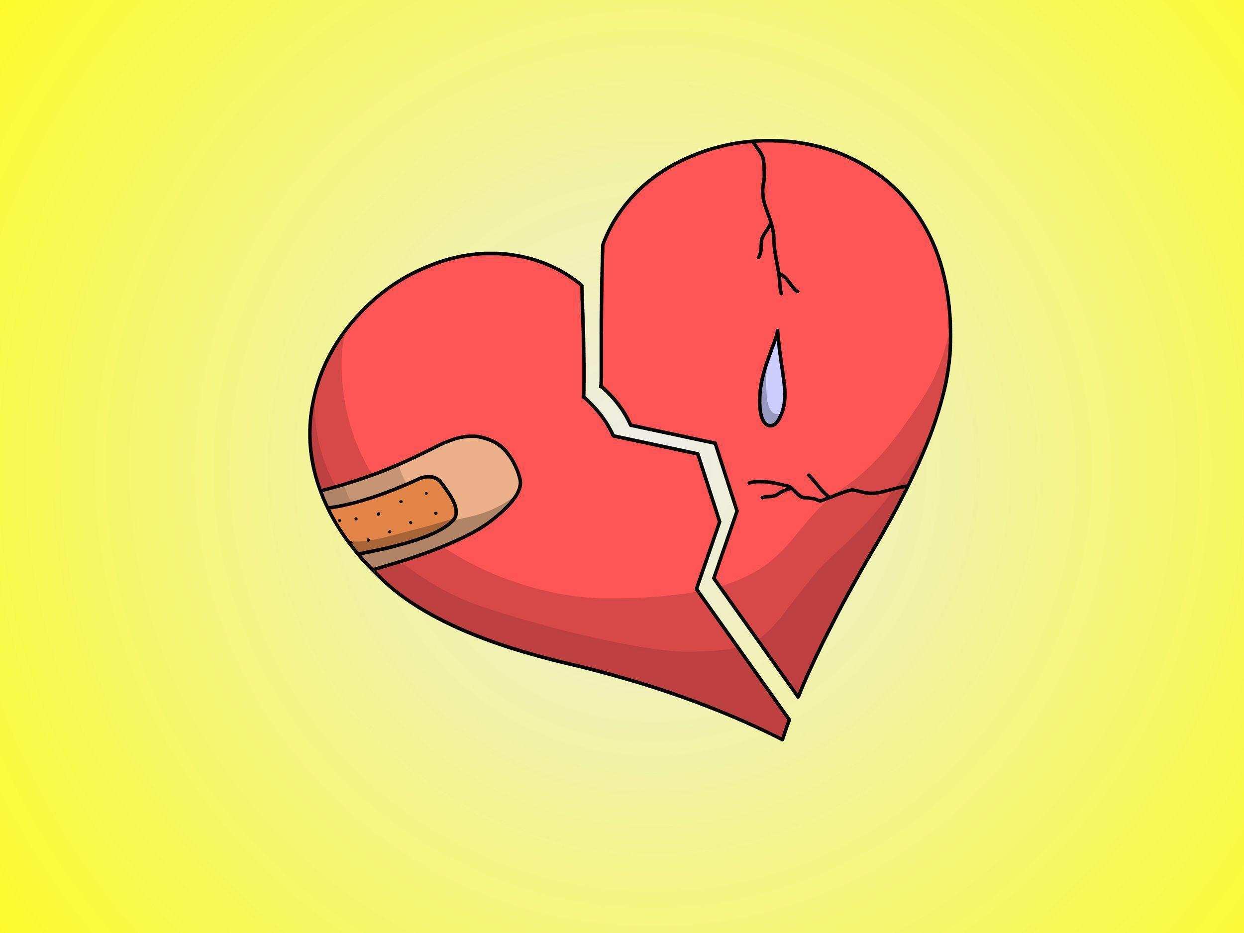 Cartoons Broken Heart Wallpapers - Top Free Cartoons Broken Heart  Backgrounds - WallpaperAccess
