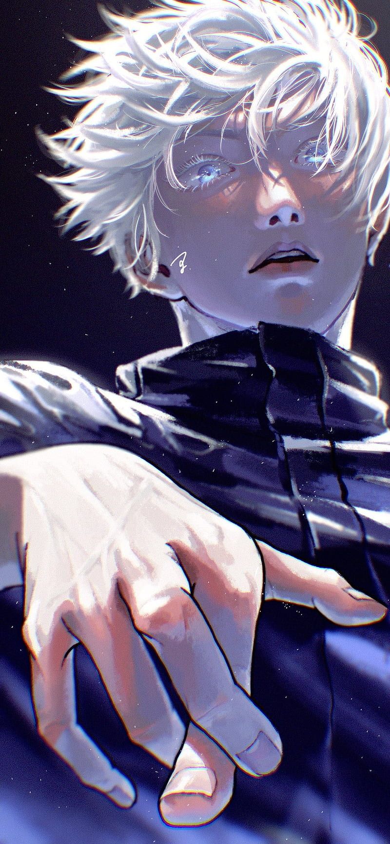 800x1728 Gojo satoru, jujutsu, jujutsu kaisen, kaisen, HD phone wallpaper