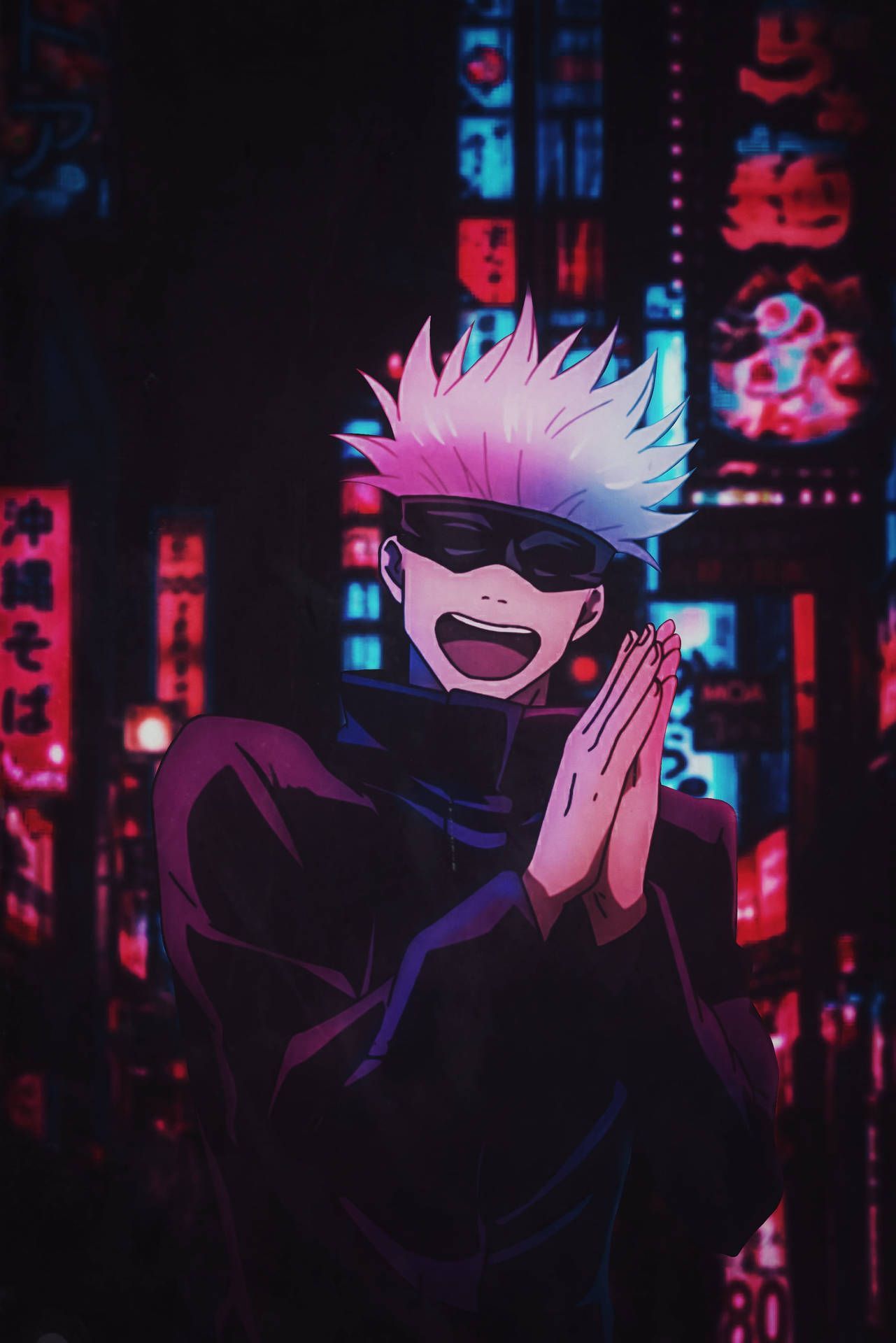 1281x1920 Happy Gojo Satoru Jujutsu Kaisen iPhone