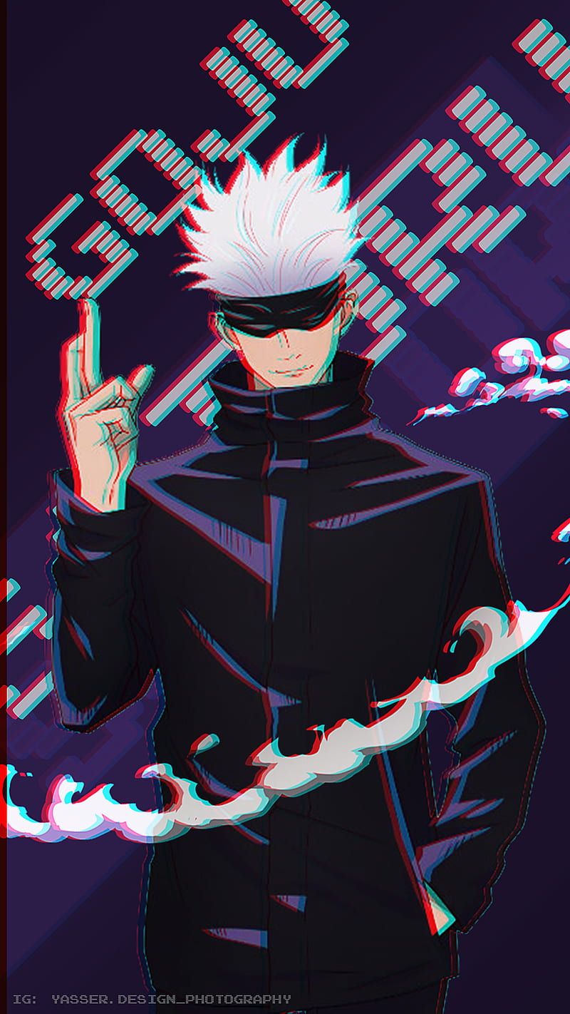 800x1422 Satoru Gojo, White Hair, HD wallpaper
