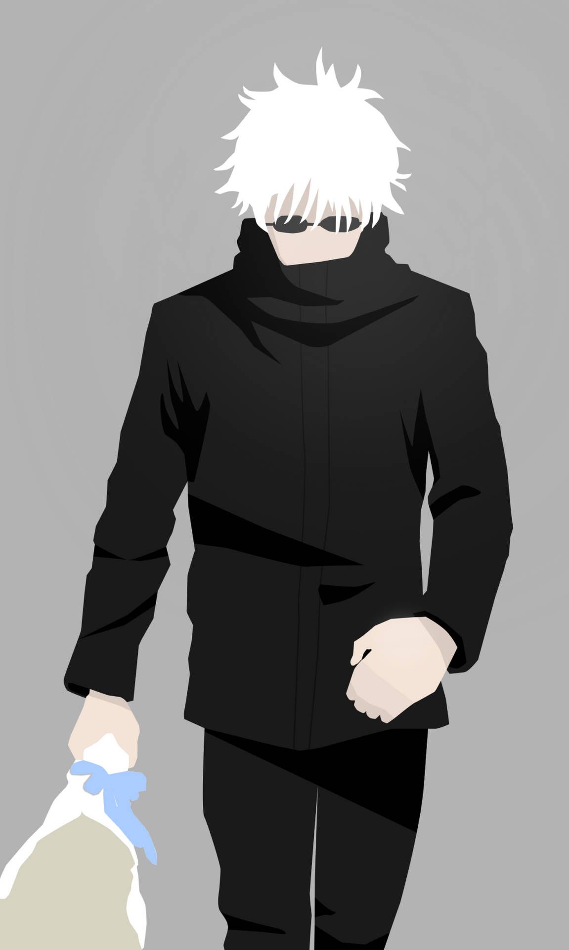 1151x1920 Minimalist Romantic Satoru Gojo Jujutsu
