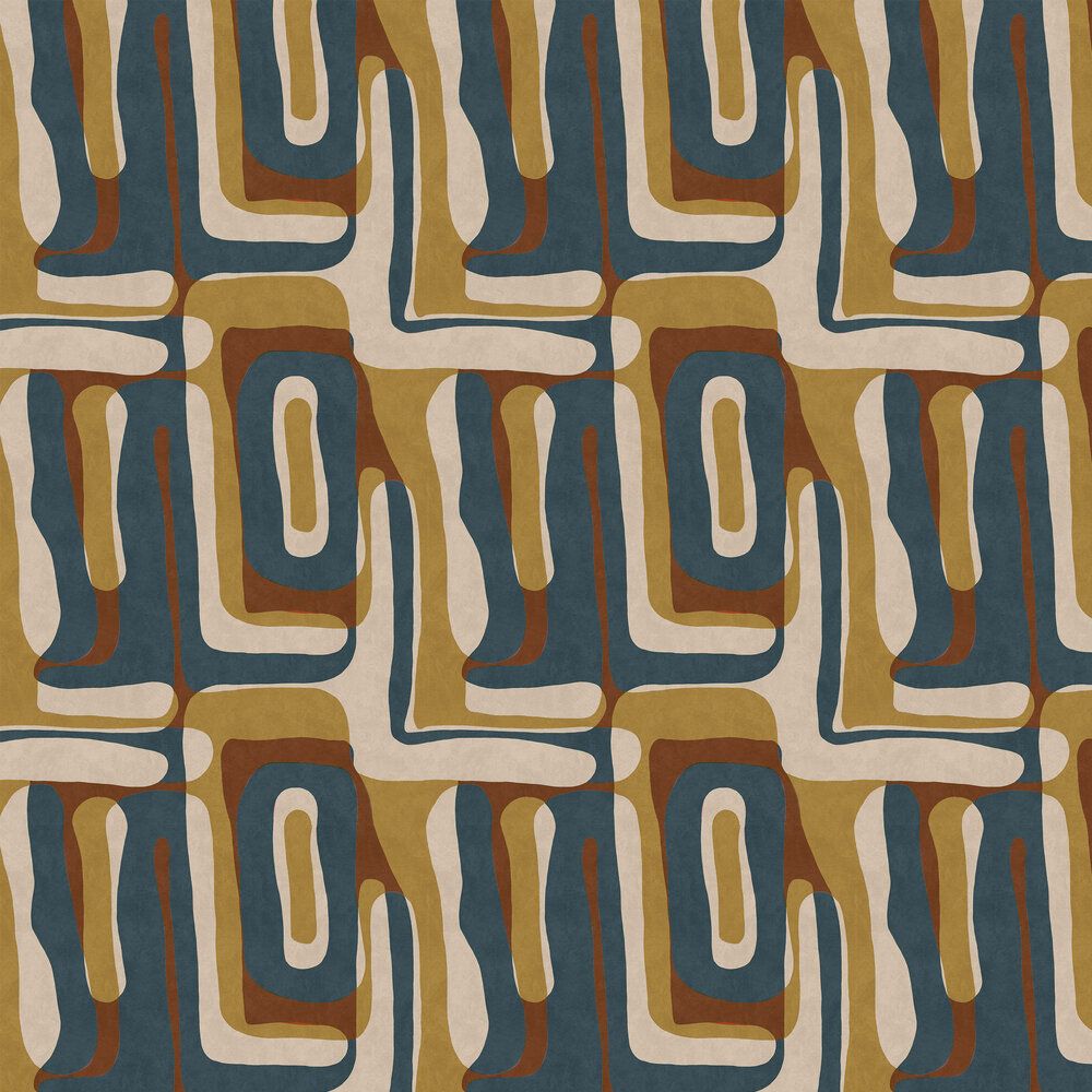 1000x1000 Nostalgia by Mind the Gap, Brown : Wallpaper Direct