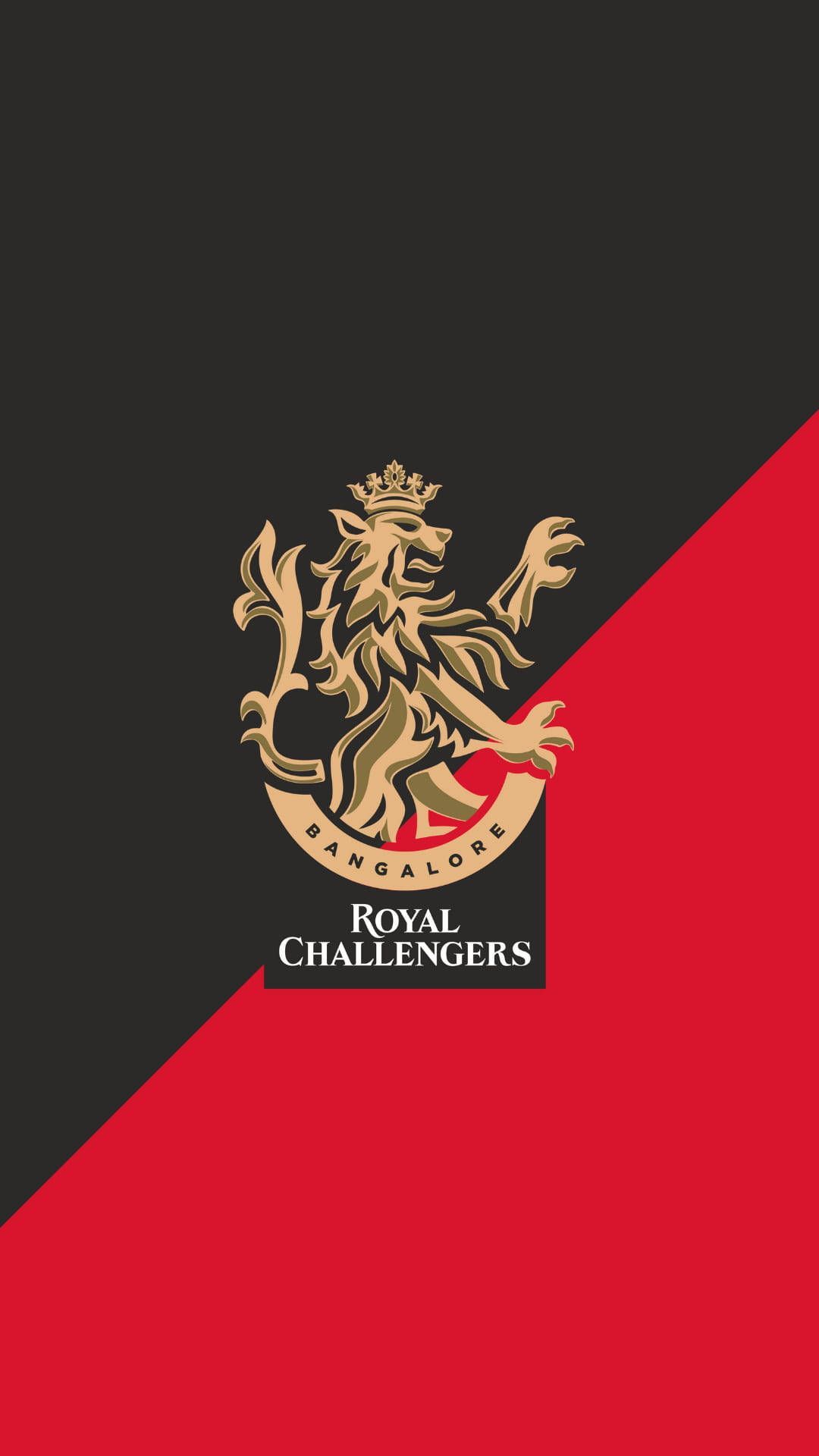 1080x1920 Iconic Rcb Cricket Team Logo Wallpaper