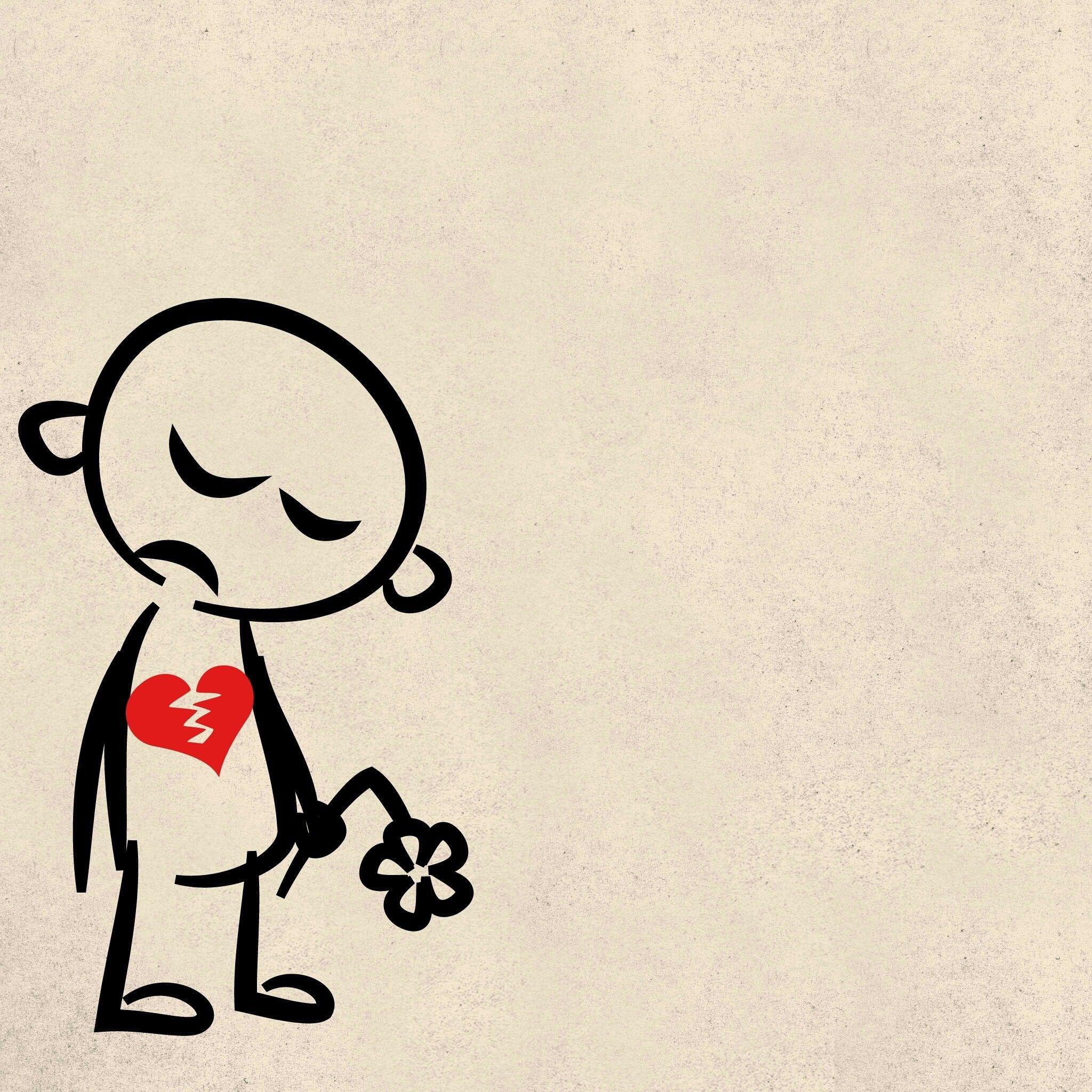 2048x2048 Broken Heart Background