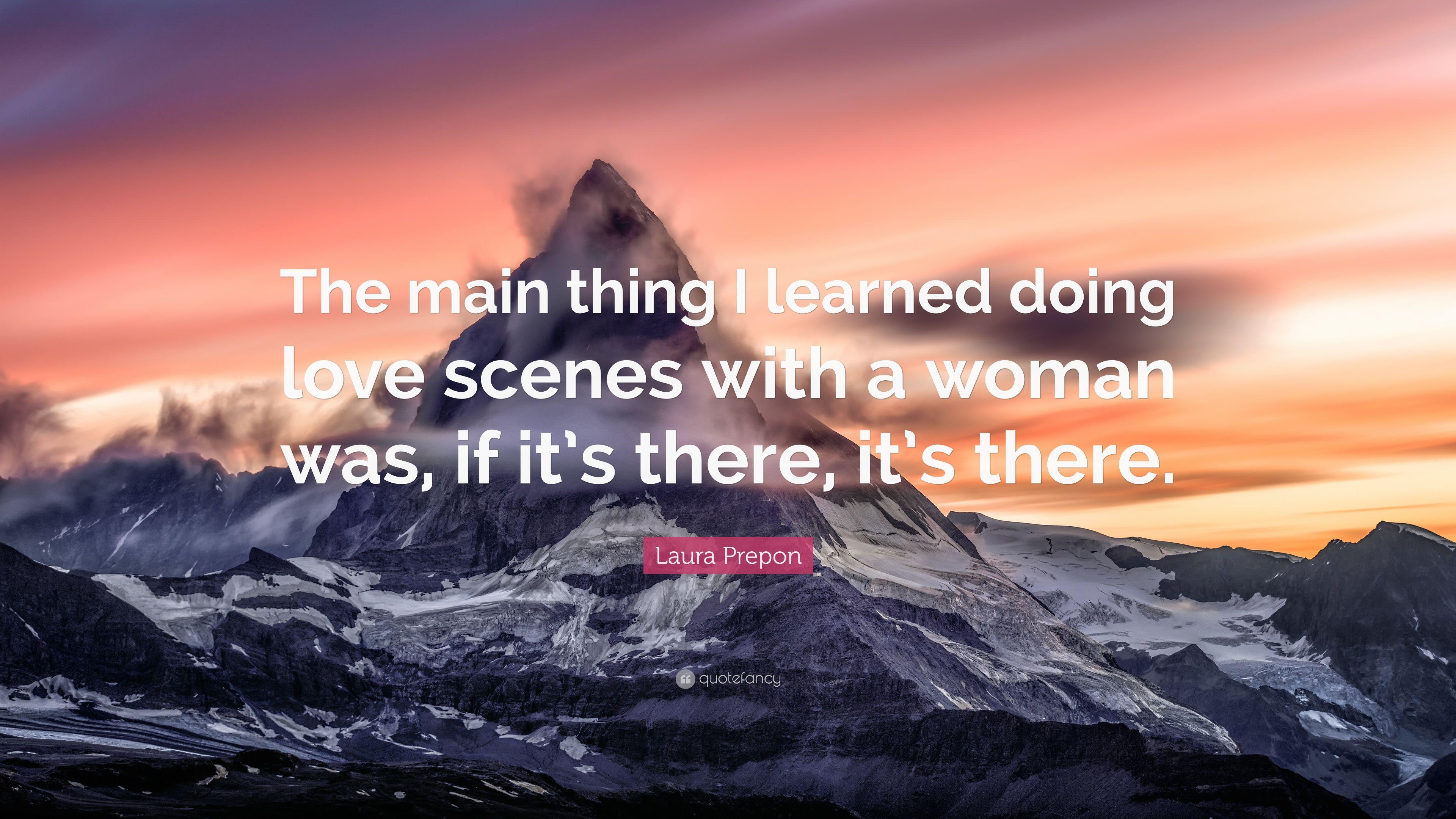 3840x2160 Laura Prepon Quote: “The main thing I learned doing love