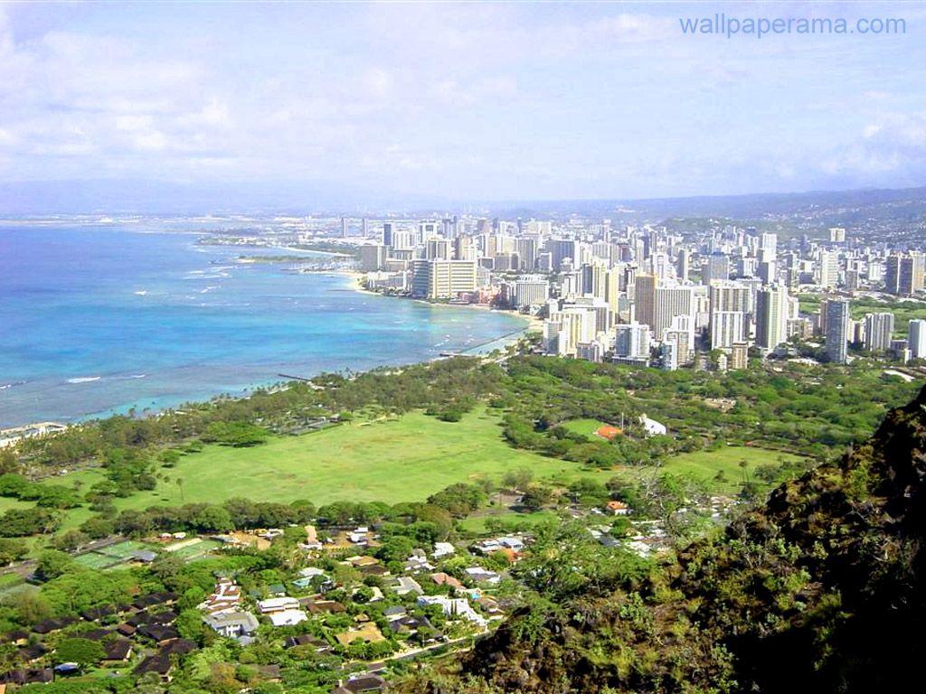 1024x768 Waikiki Wallpaper Free HD Background Image Picture