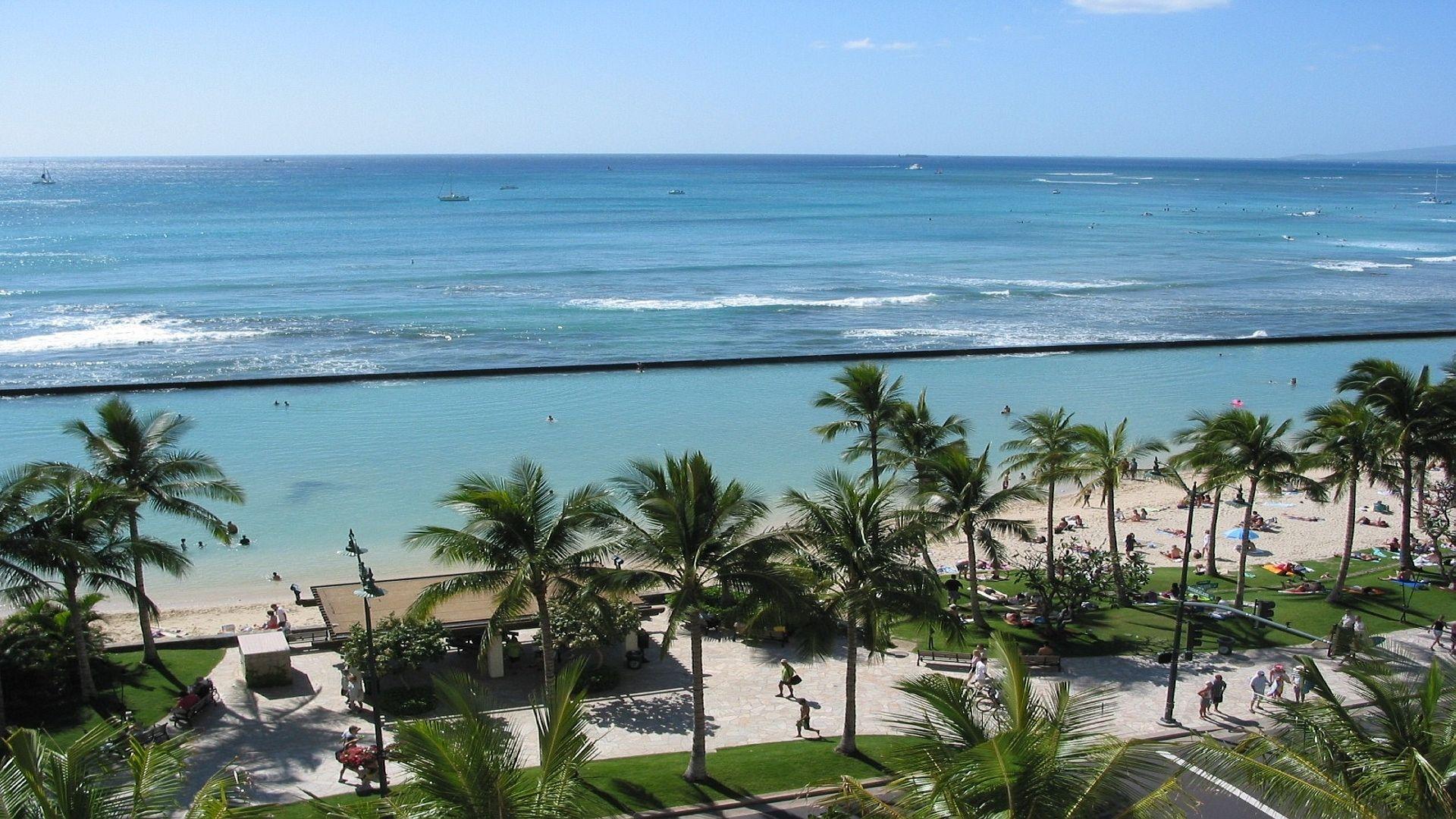 1920x1080 Photography, nature, art, beach, waikiki, wallpaper, mobile