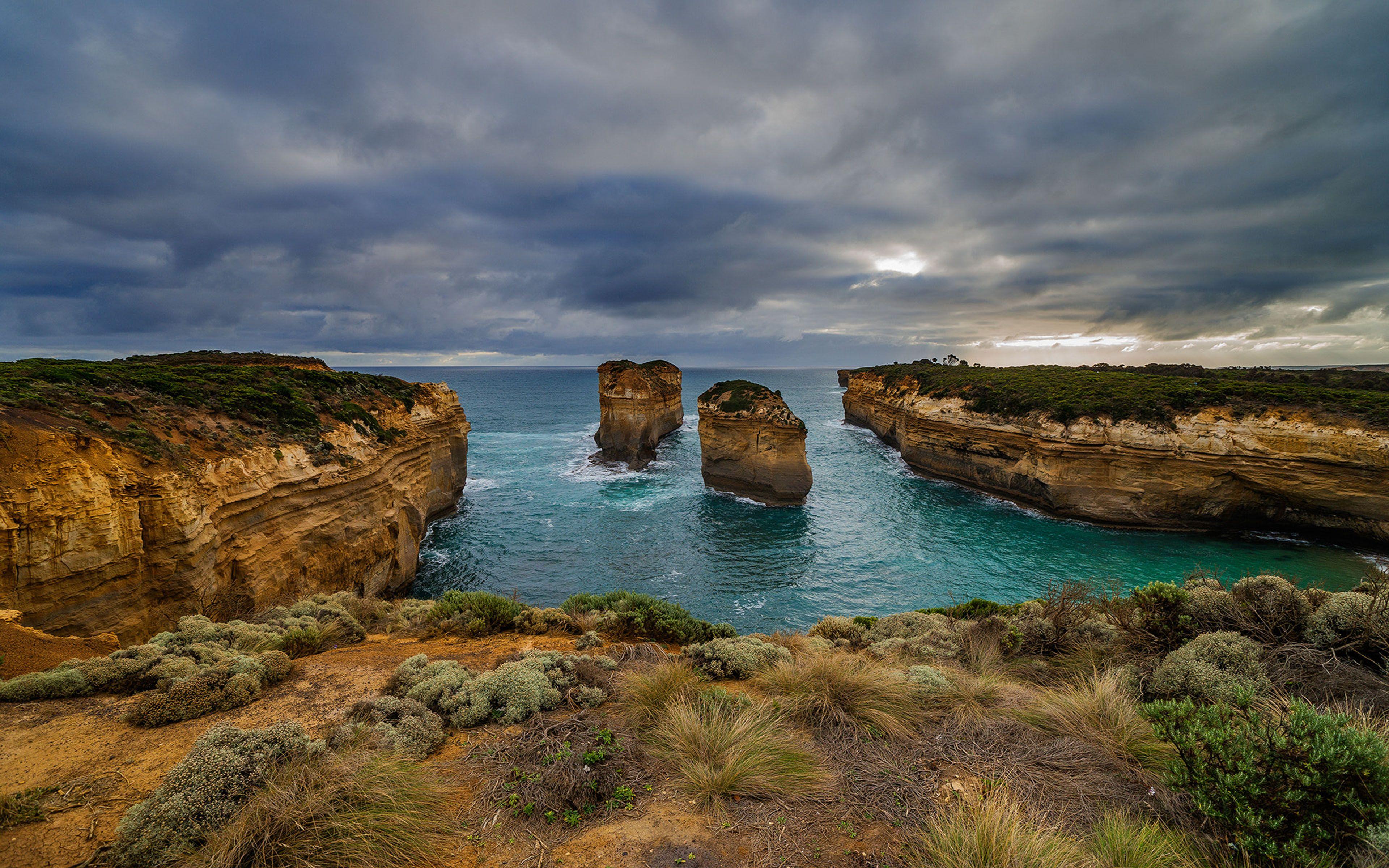 3840x2400 Loch Ard Gorge Is Located In Port Campbell National Park