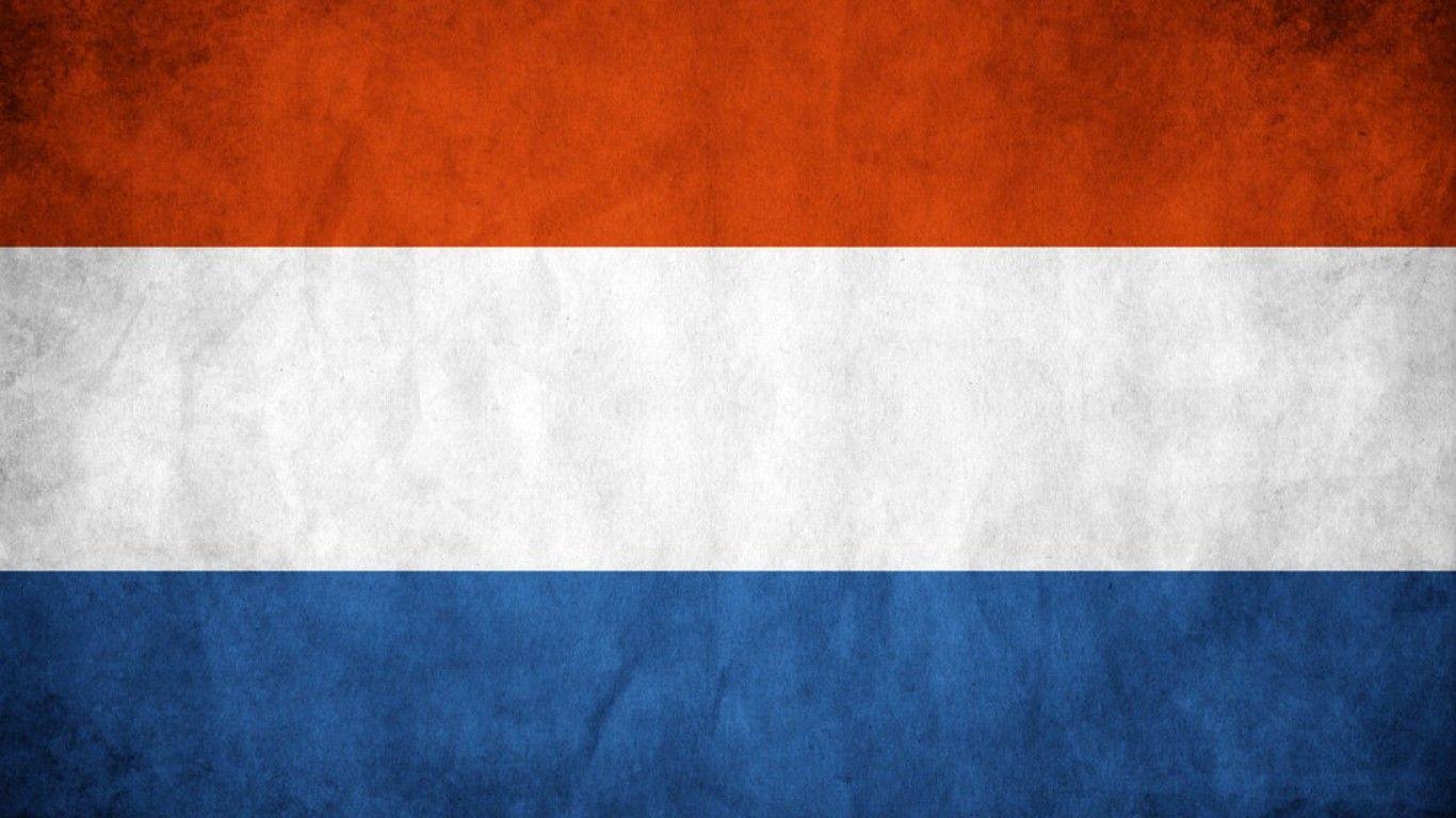 1366x768 Download 1366x768 Netherlands Grunge Flag HD Wallpaper