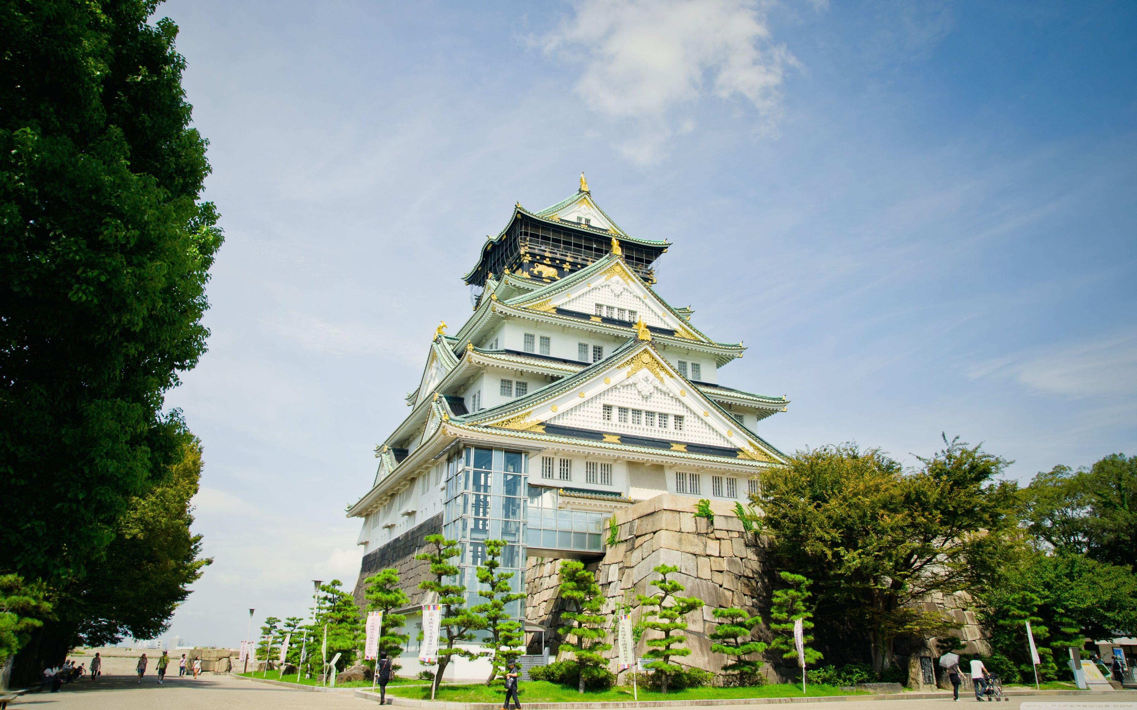 3840x2400 Osaka Castle ❤ 4K HD Desktop Wallpaper for 4K Ultra HD TV • Wide