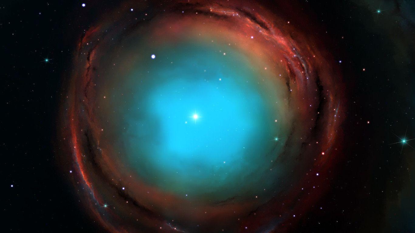 1366x768 Bubble nebula, Alex Boyarchenko