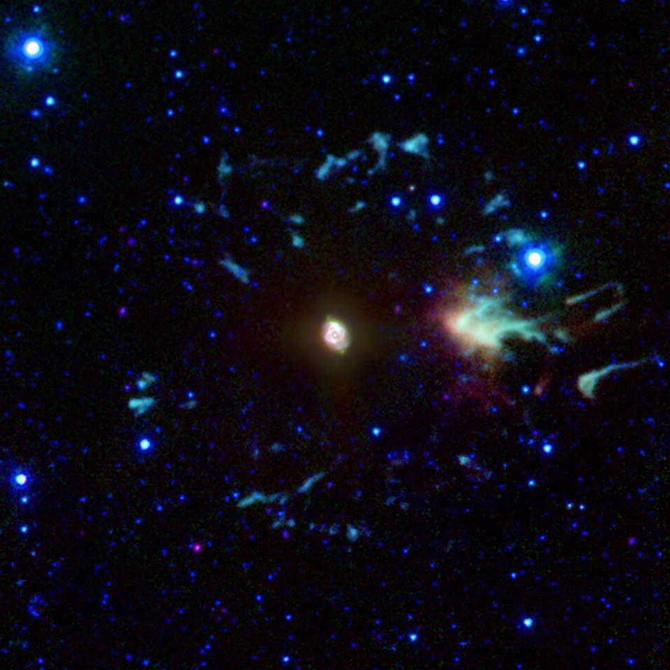 960x960 Cat's Eye' Planetary Nebula Spitzer Space Telescope