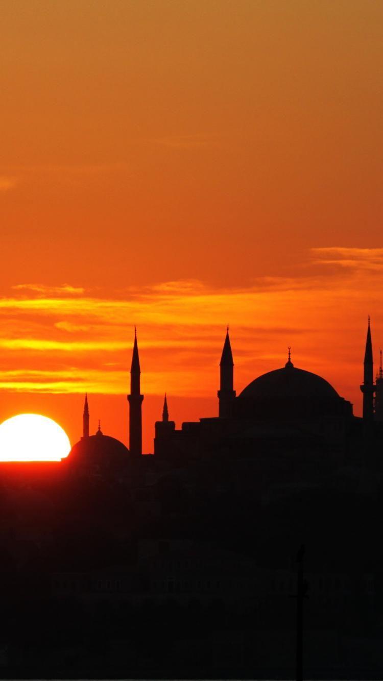 HD wallpaper Blue Mosque istanbul islam turkey architecture sunset  city  Wallpaper Flare