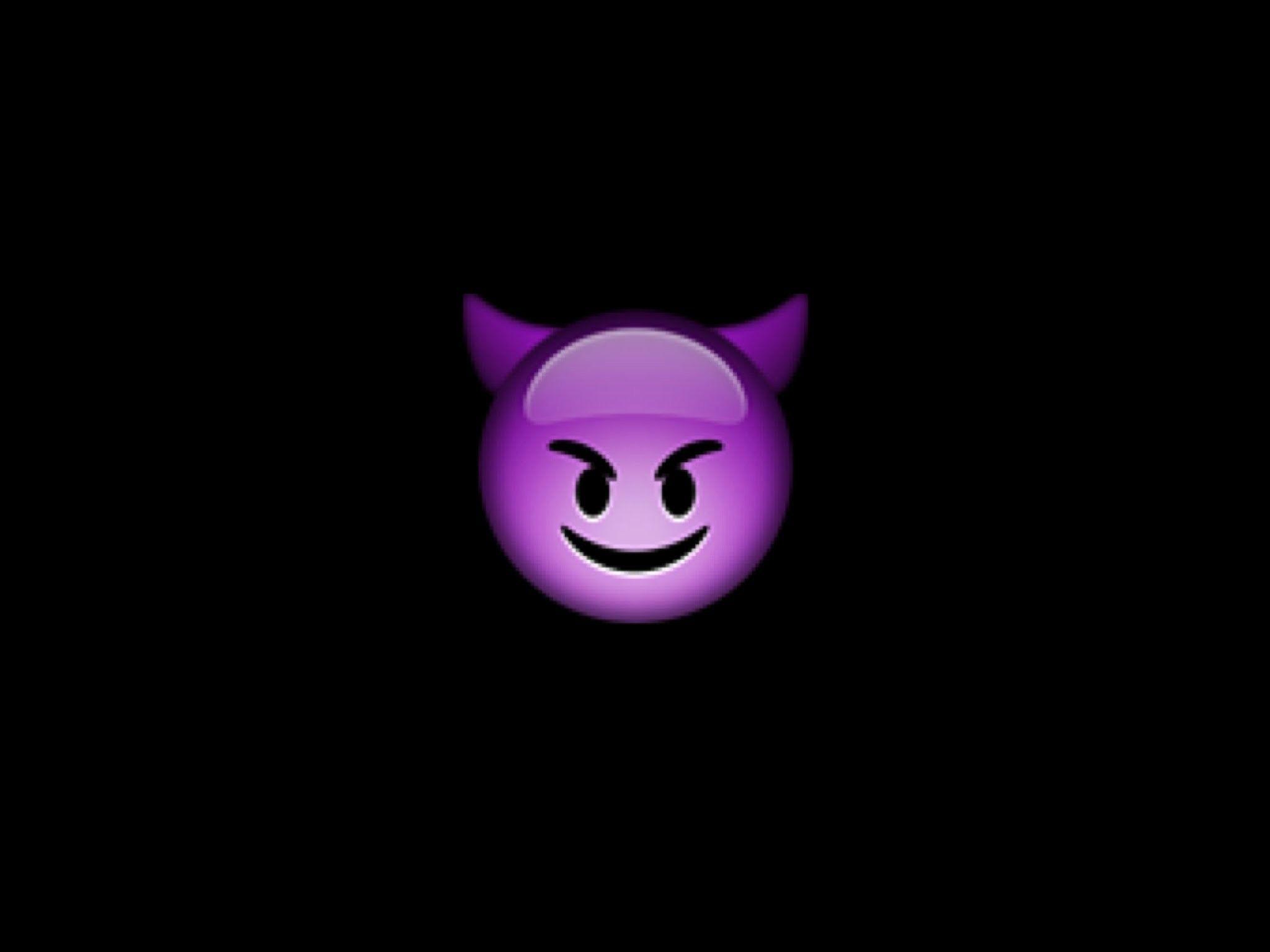 Smiley Emoji Black Background