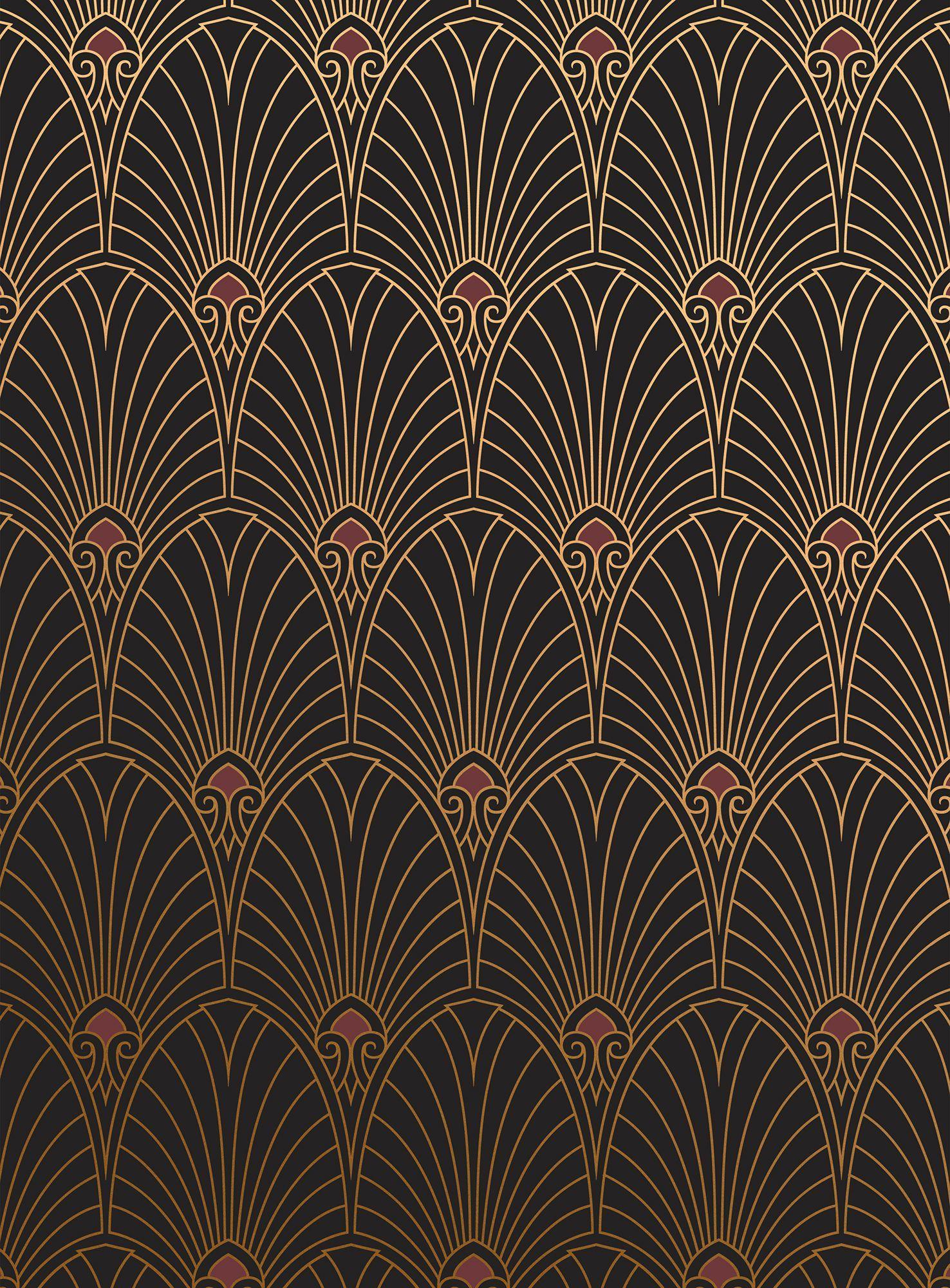 Nouveau Damask Wallpaper by York - Lelands Wallpaper