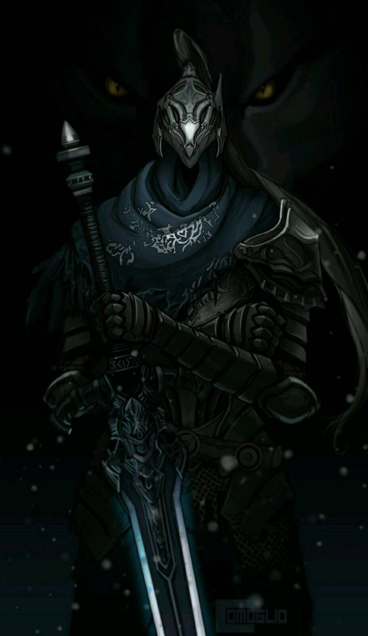 742x1280 Artorias e Sif wallpaper