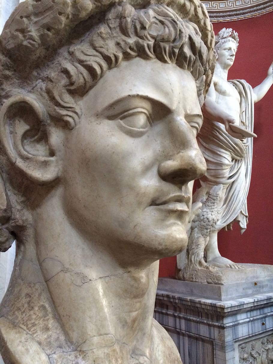 910x1213 HD wallpaper: vaticano, busto, sculpture, male, face, marmor