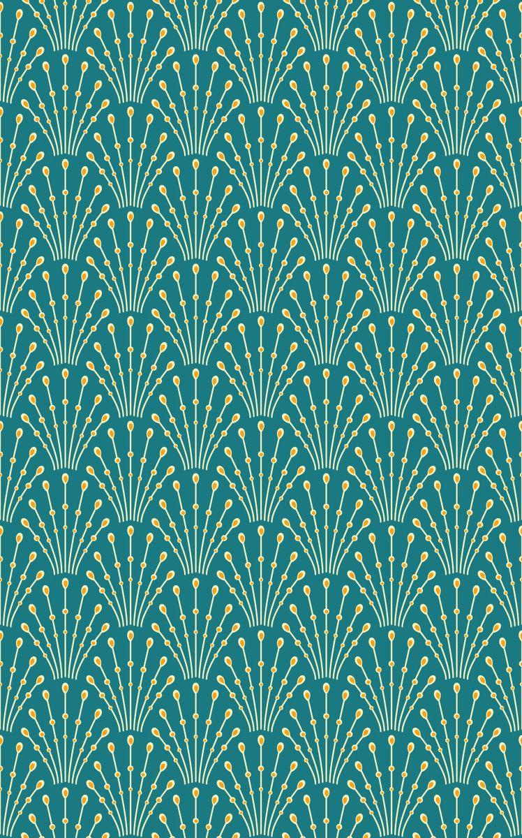 748x1200 Art Deco Wallpaper Borders Avec Art Deco Vintage Silk Wallpaper With