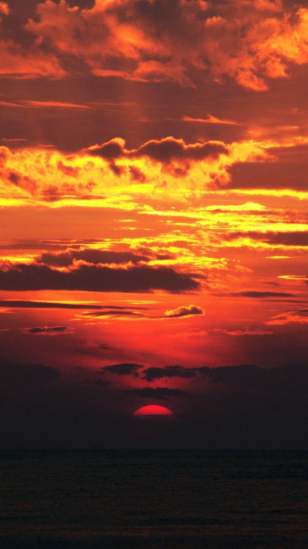 1080x1920 Red Sky Wallpaper