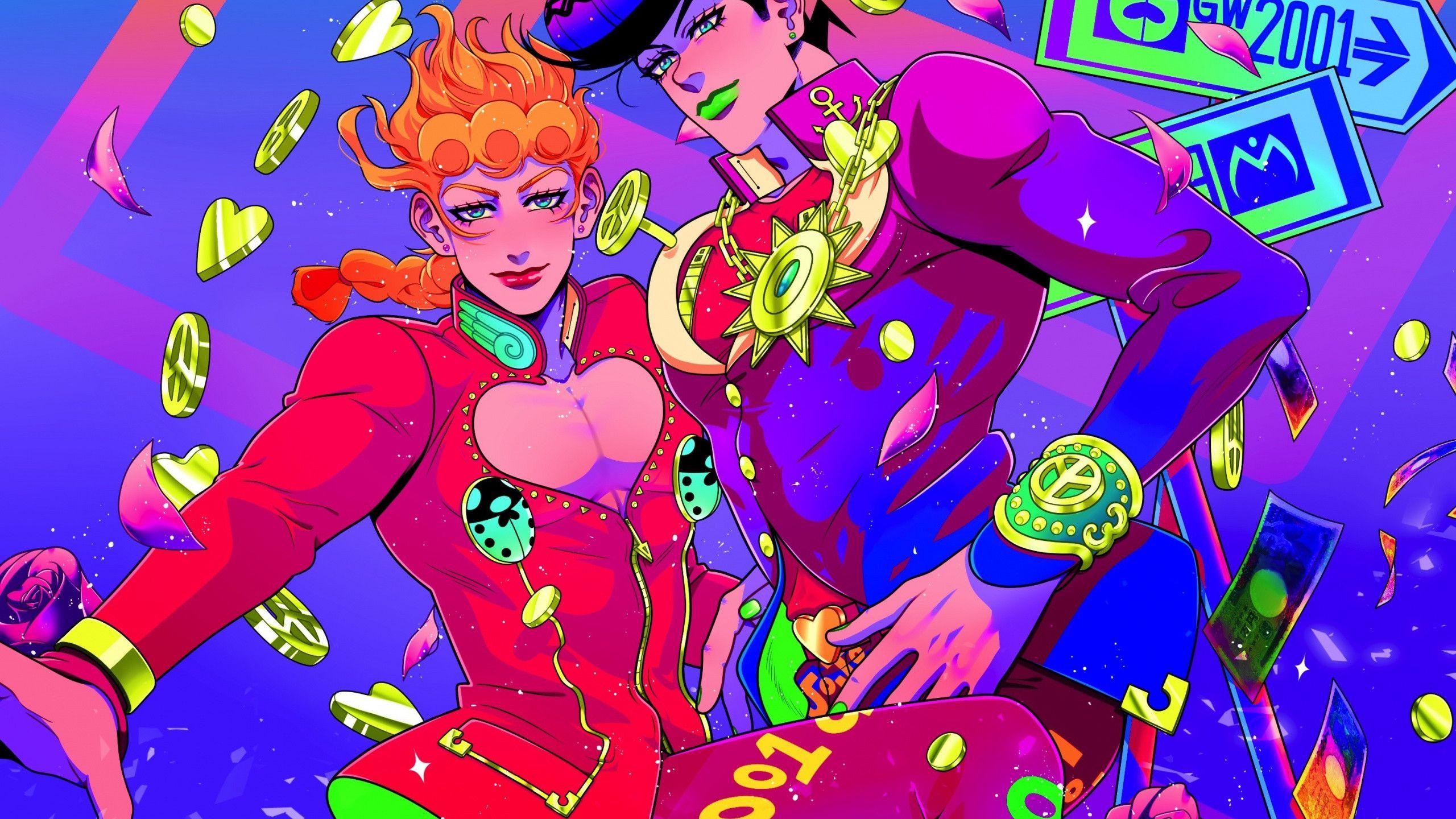 2560x1440 Jojo Bizarre Wallpaper