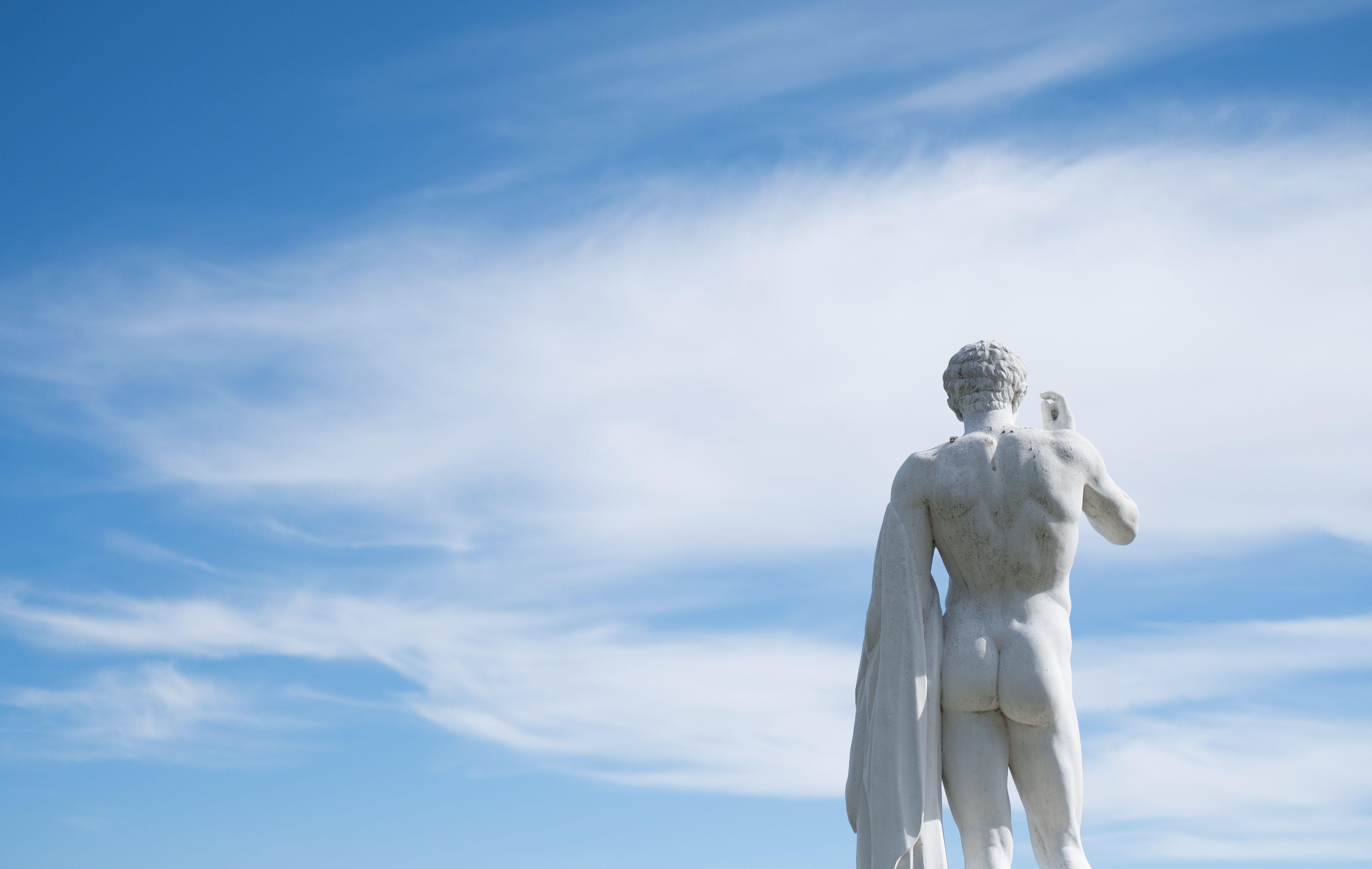 6000x3798 6000x3798 #person, #sculpture, #toga, #naked, #greek