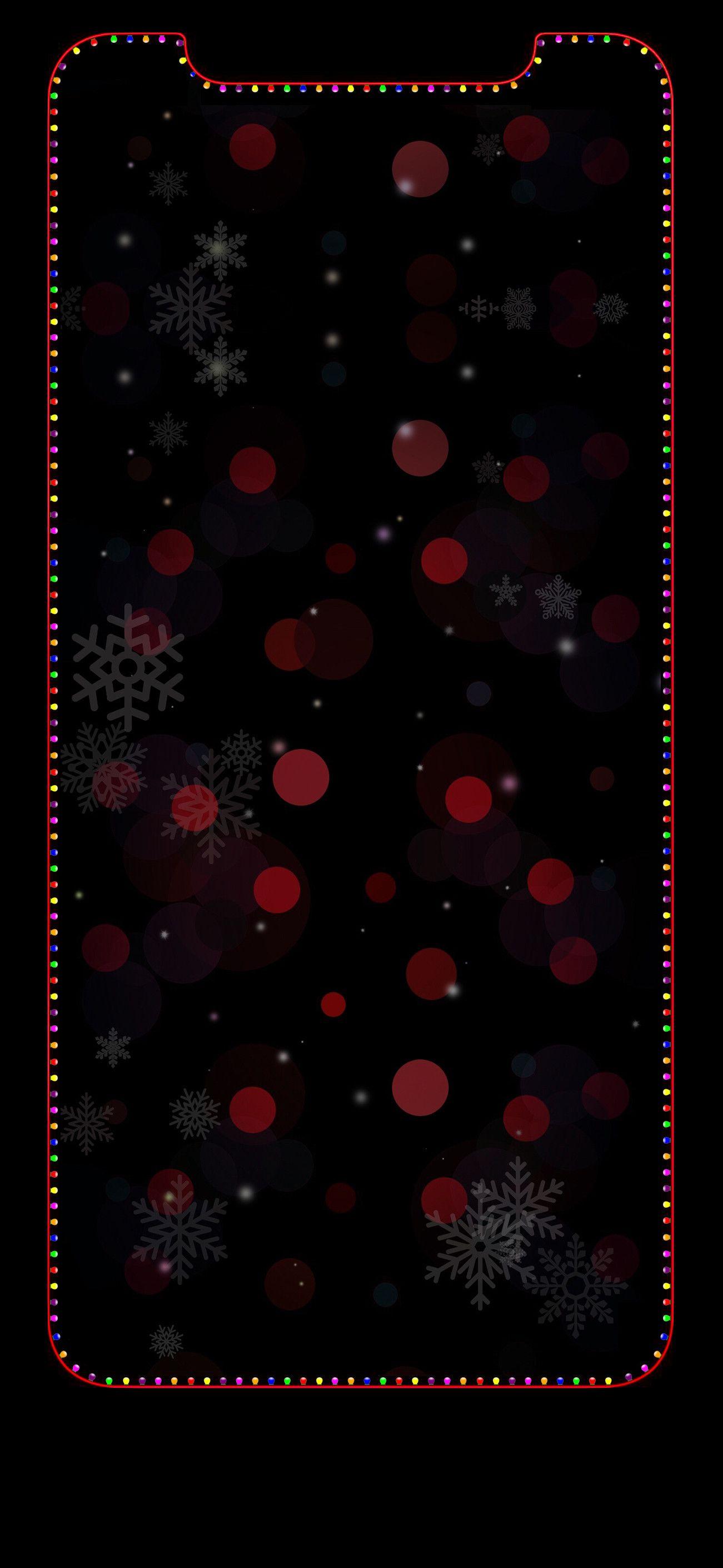 1301x2820 Đèn Giáng sinh Hình nền iPhone