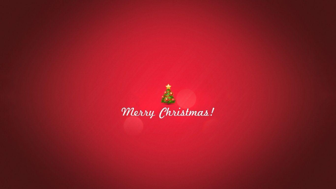 1366x768 Minimal Christmas desktop PC and Mac wallpaper