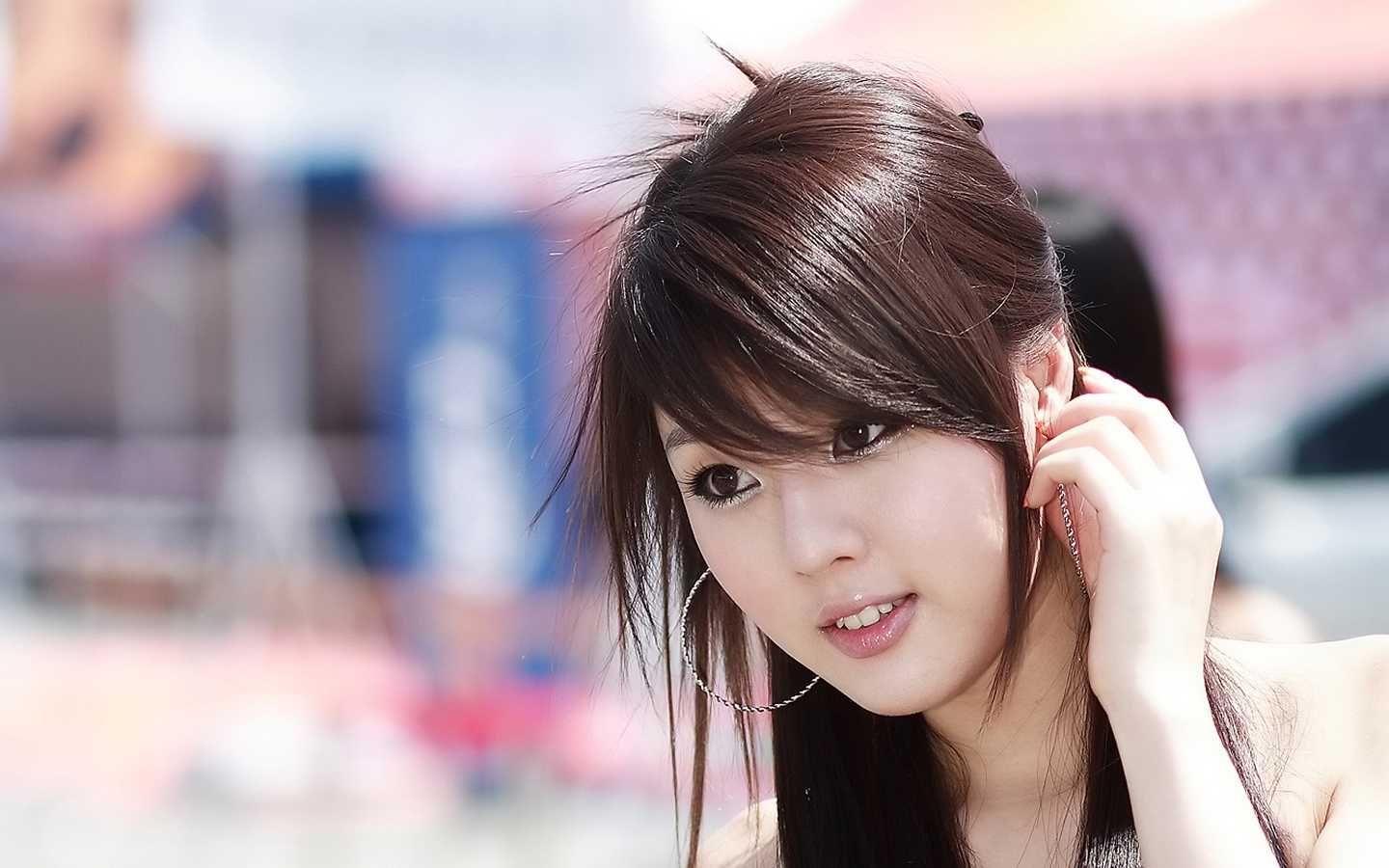 1440x900 Female Model Girl Hwang Mi Hee South Korea Korean HD