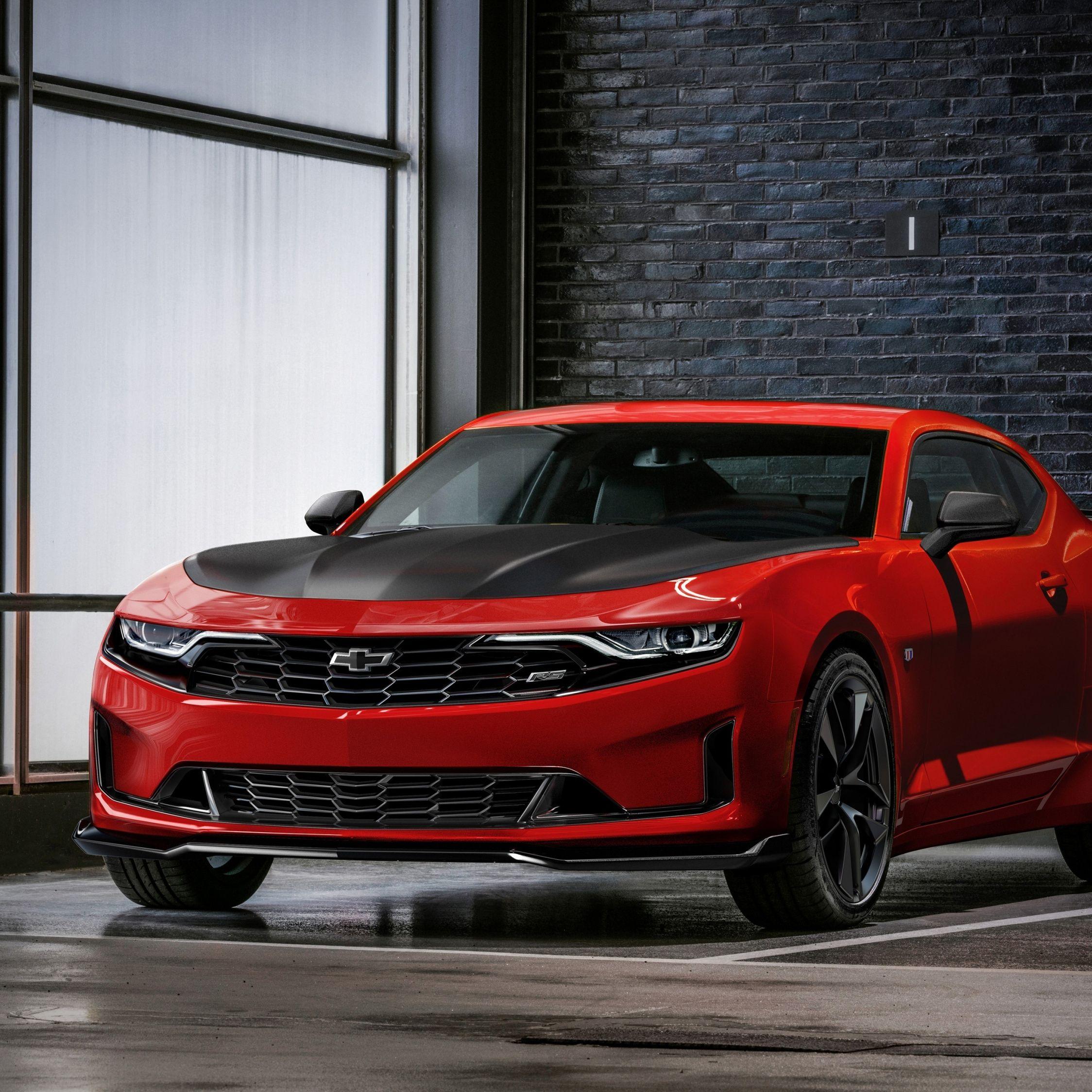 2248x2248 Download 2248x2248 wallpaper chevrolet camaro rs 1le, red