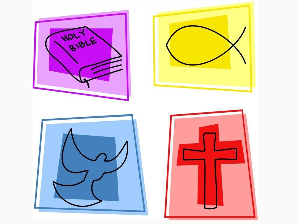 1024x768 Christian Symbols Wallpaper