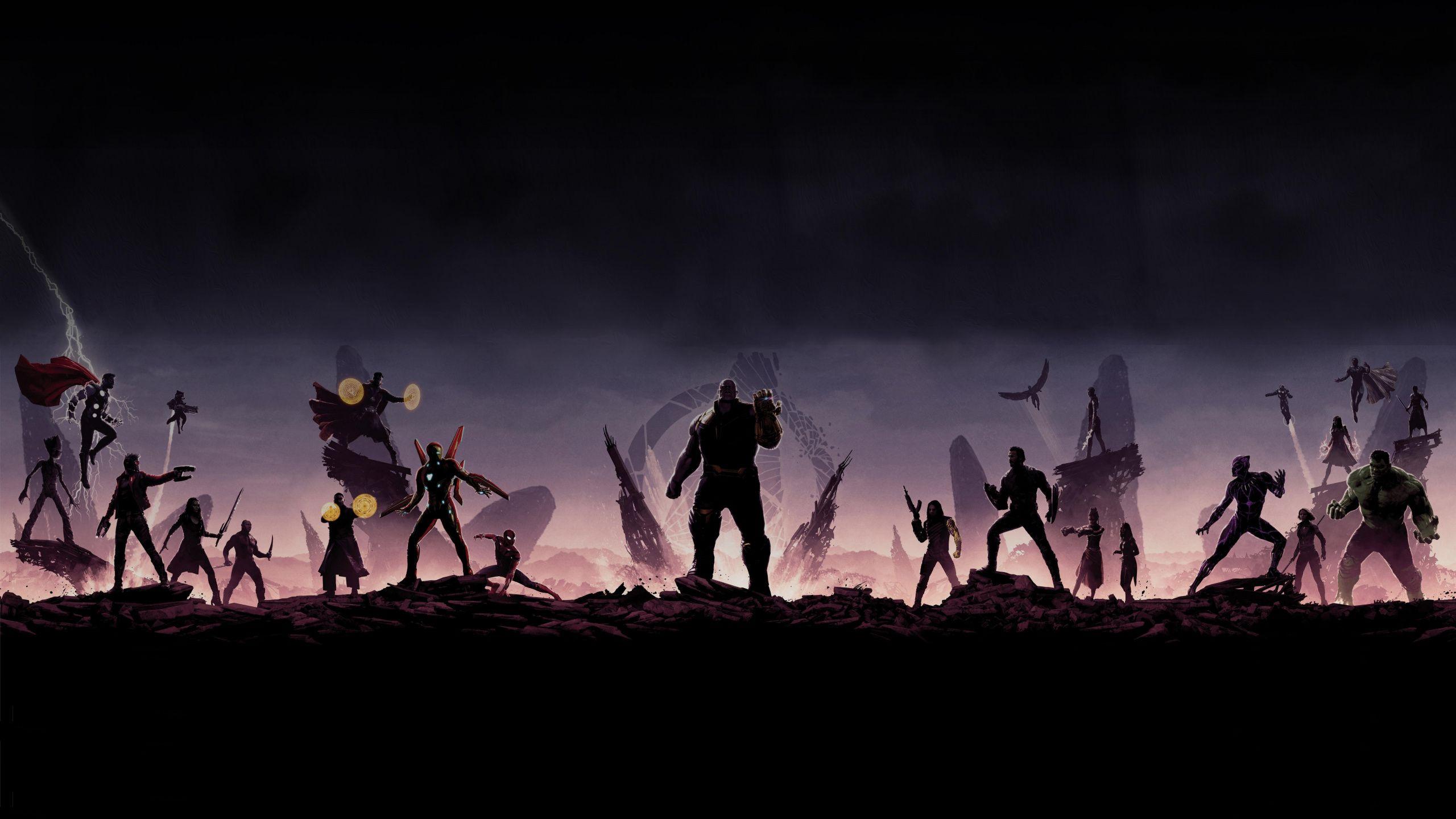 2560x1440 Download 2560x1440 wallpaper avengers: infinity war